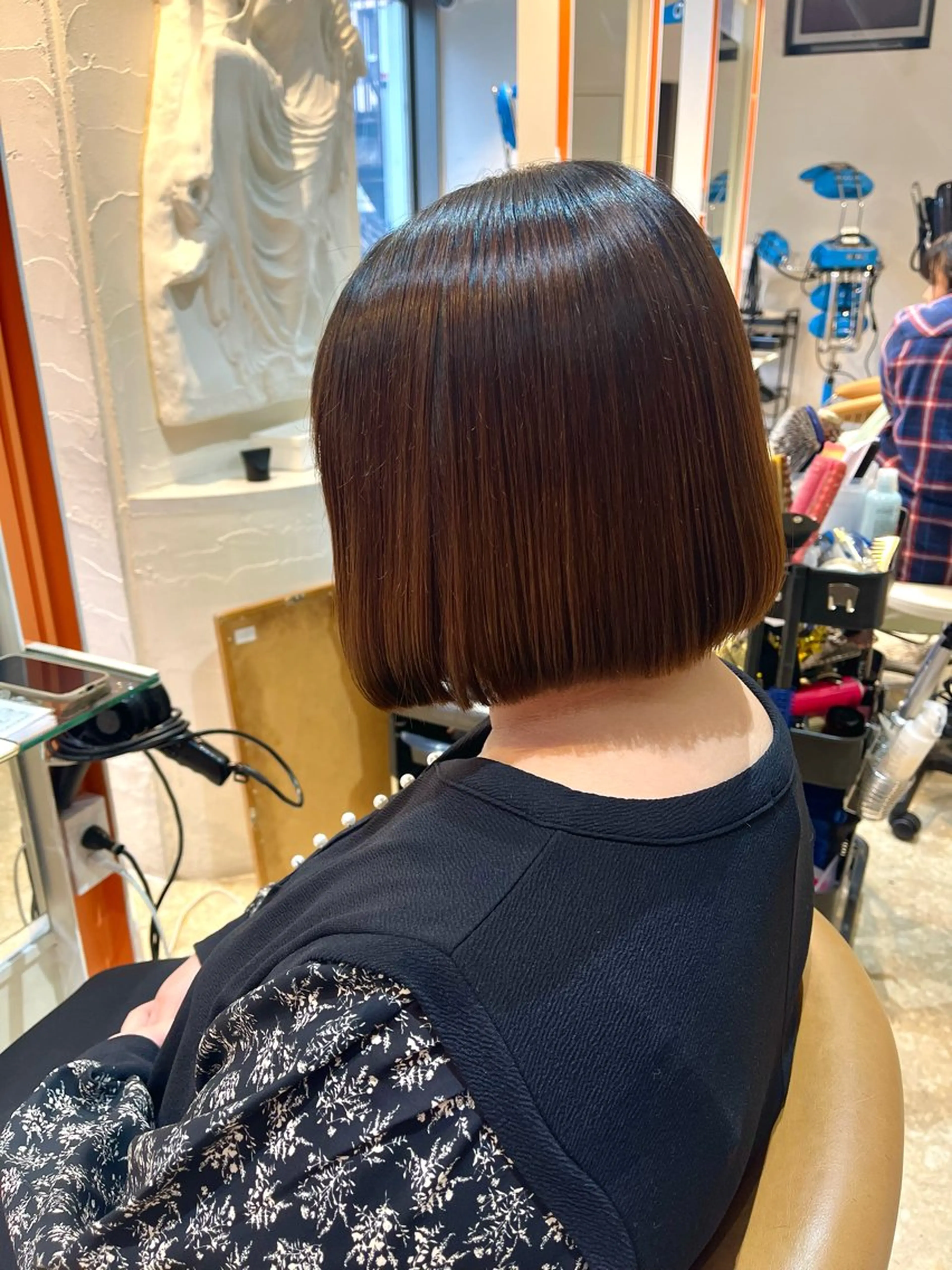 ショート パーマ カット 縮毛矯正 トリートメント うしだ かおるのヘアスタイル