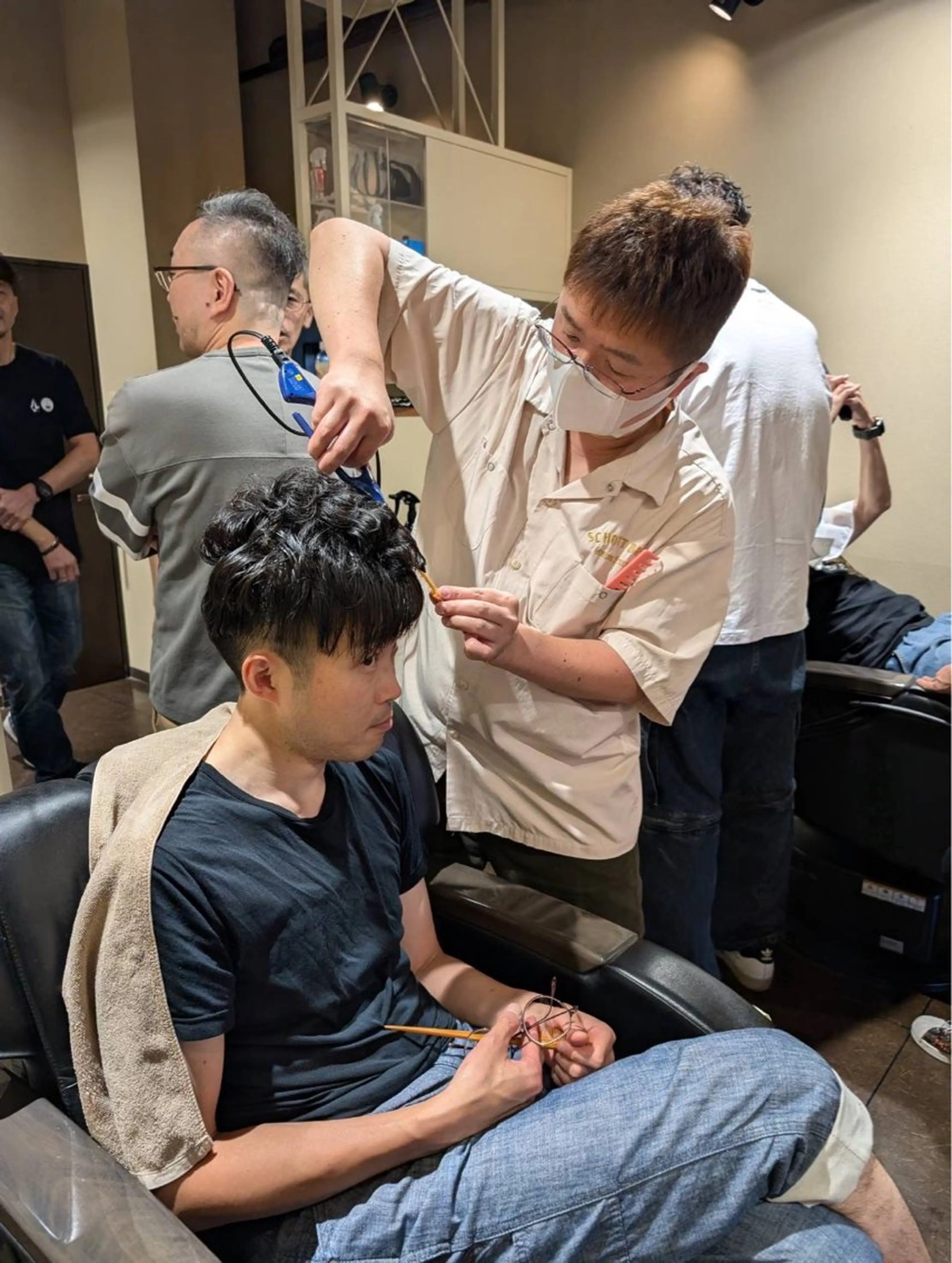 パーマ メンズ 茂木 太郎のヘアスタイル