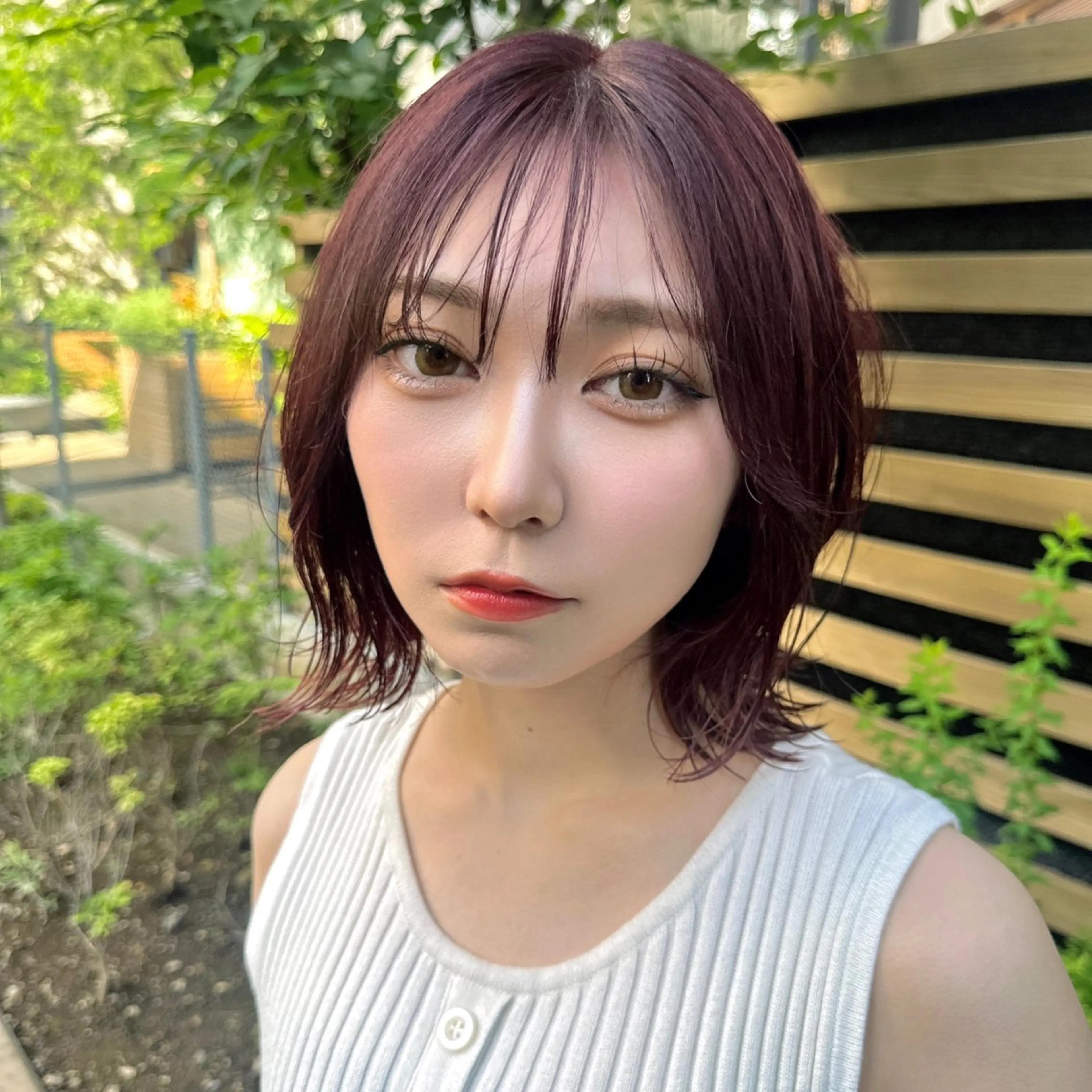 ミディアム カラー パーマ ヘアアレンジ メンズ 🫧ブリーチなし透明 感カラー🫧沼尻彩花のヘアスタイル