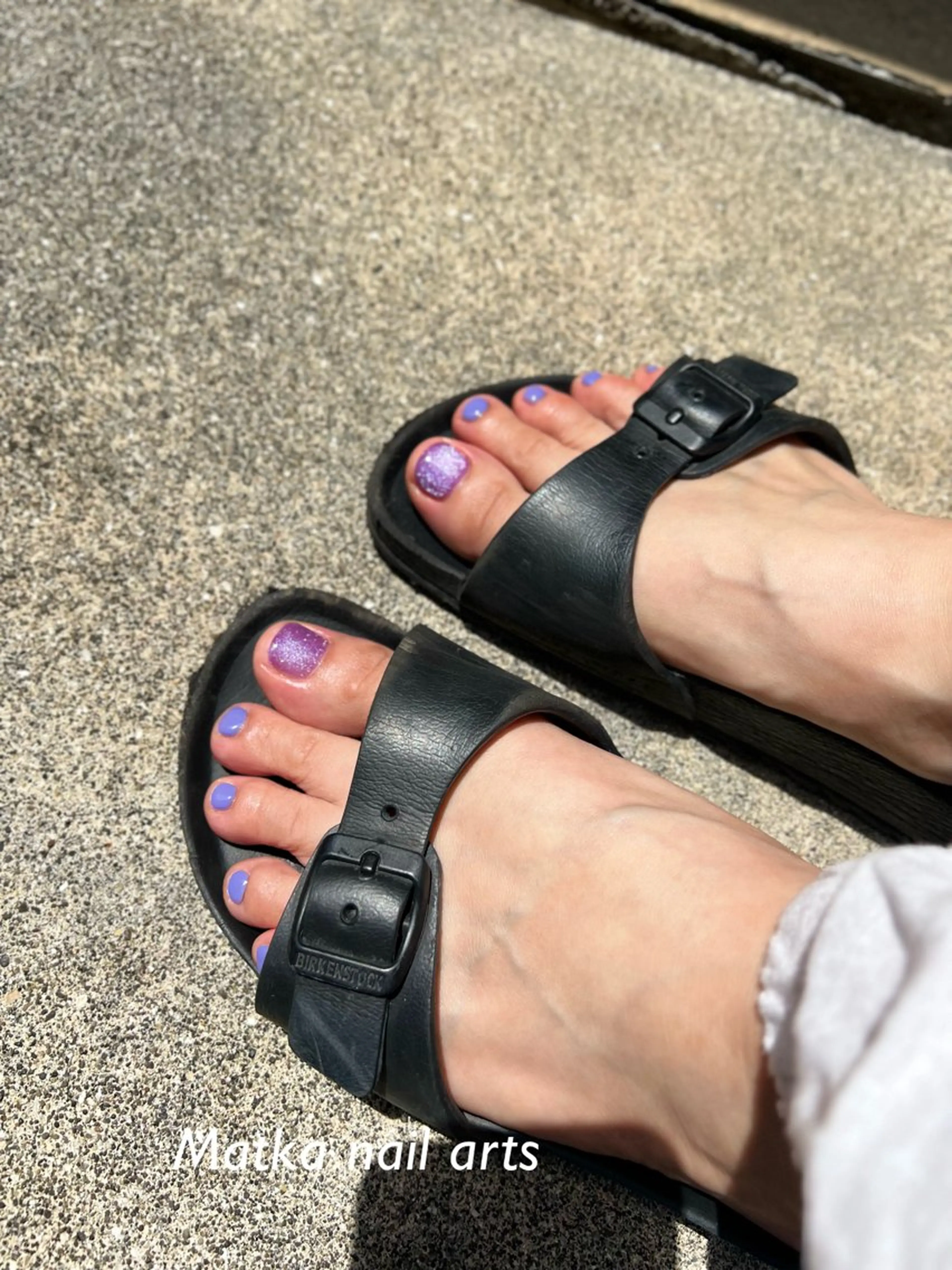 ネイル フットネイル マグネットネイル ワンカラーネイル ネイルとタロット/ ユウのその他イメージ