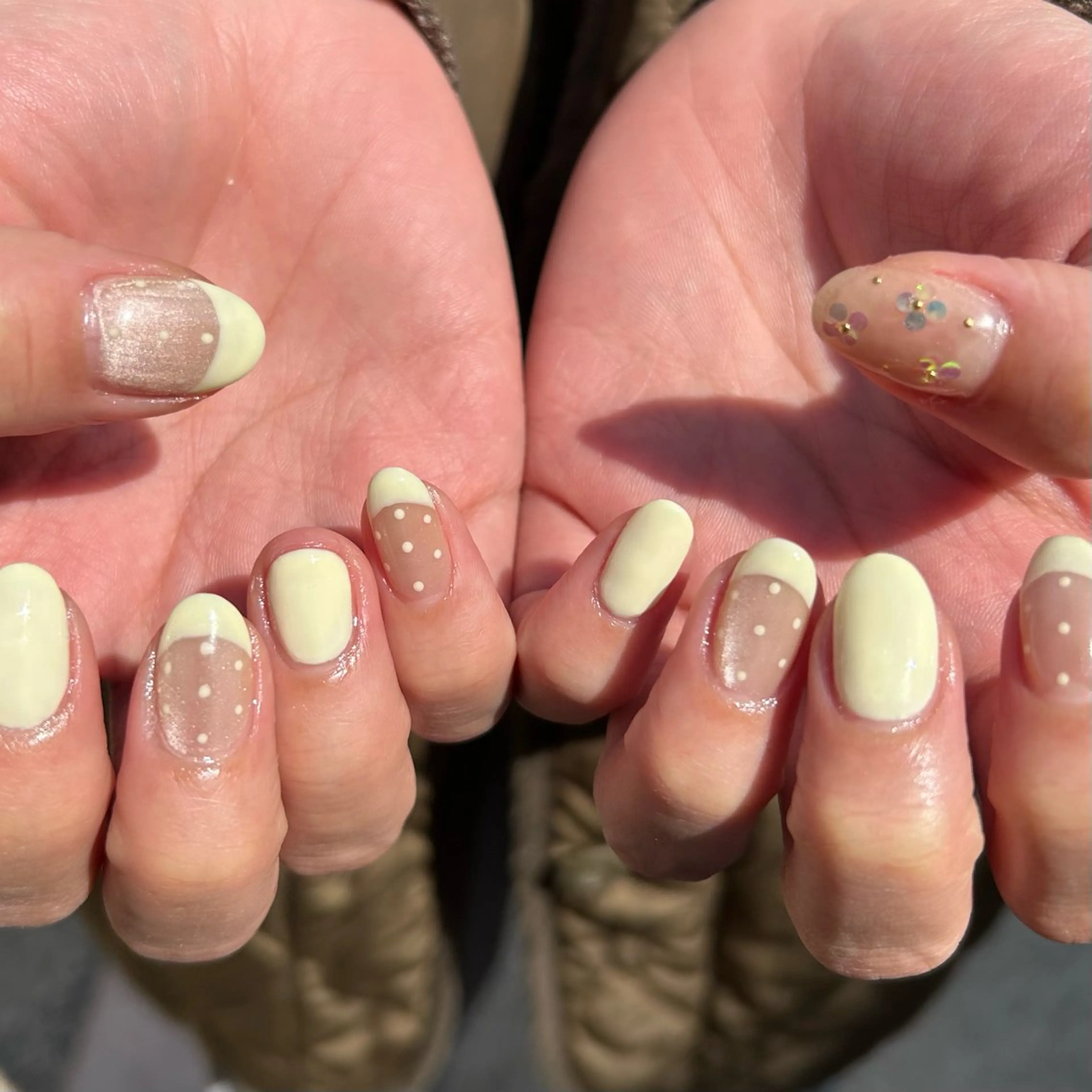 ネイル アートネイル マグネットネイル ハンドネイル ショコラ 【hachi🌿】のネイルデザイン