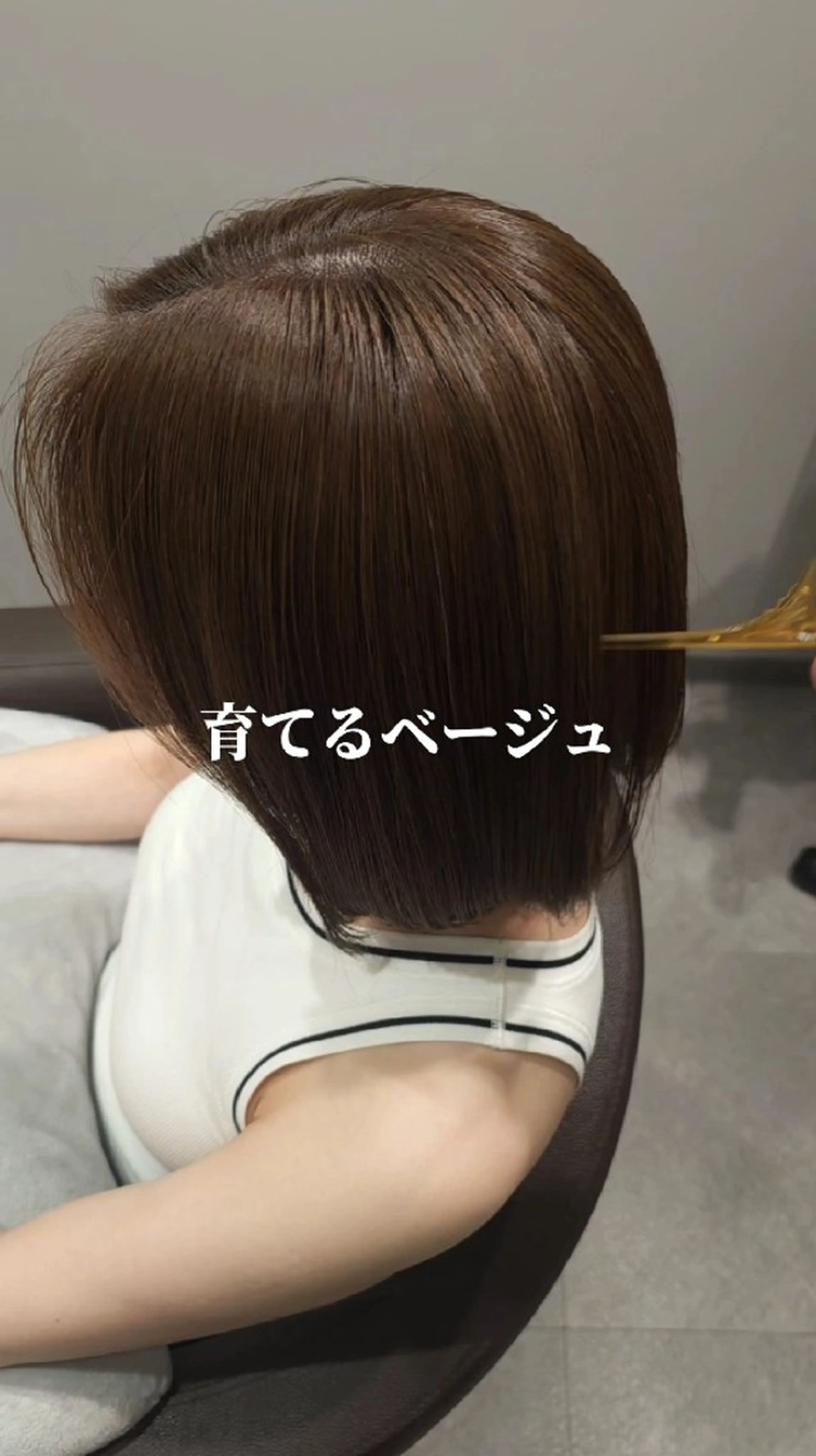 ショート カラー 透明感カラー カット ヘアカラー トリートメント サロウィン　神戸三宮店所属・三宮No.1ブリーチ 無しカラー/杉山太貴のヘアスタイル