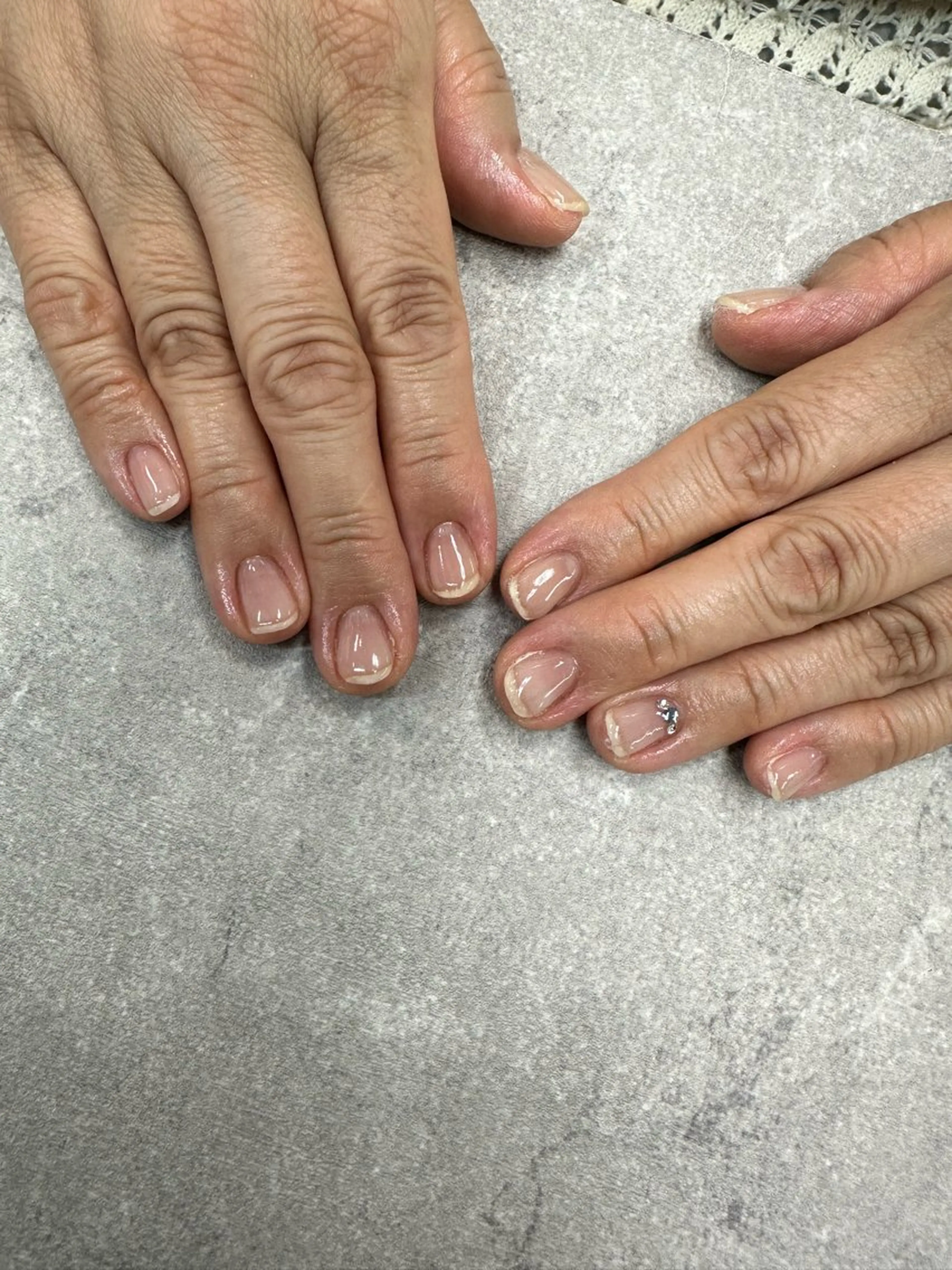 ネイル クリアネイル ストーンネイル ハンドネイル .N YUKIのネイルデザイン