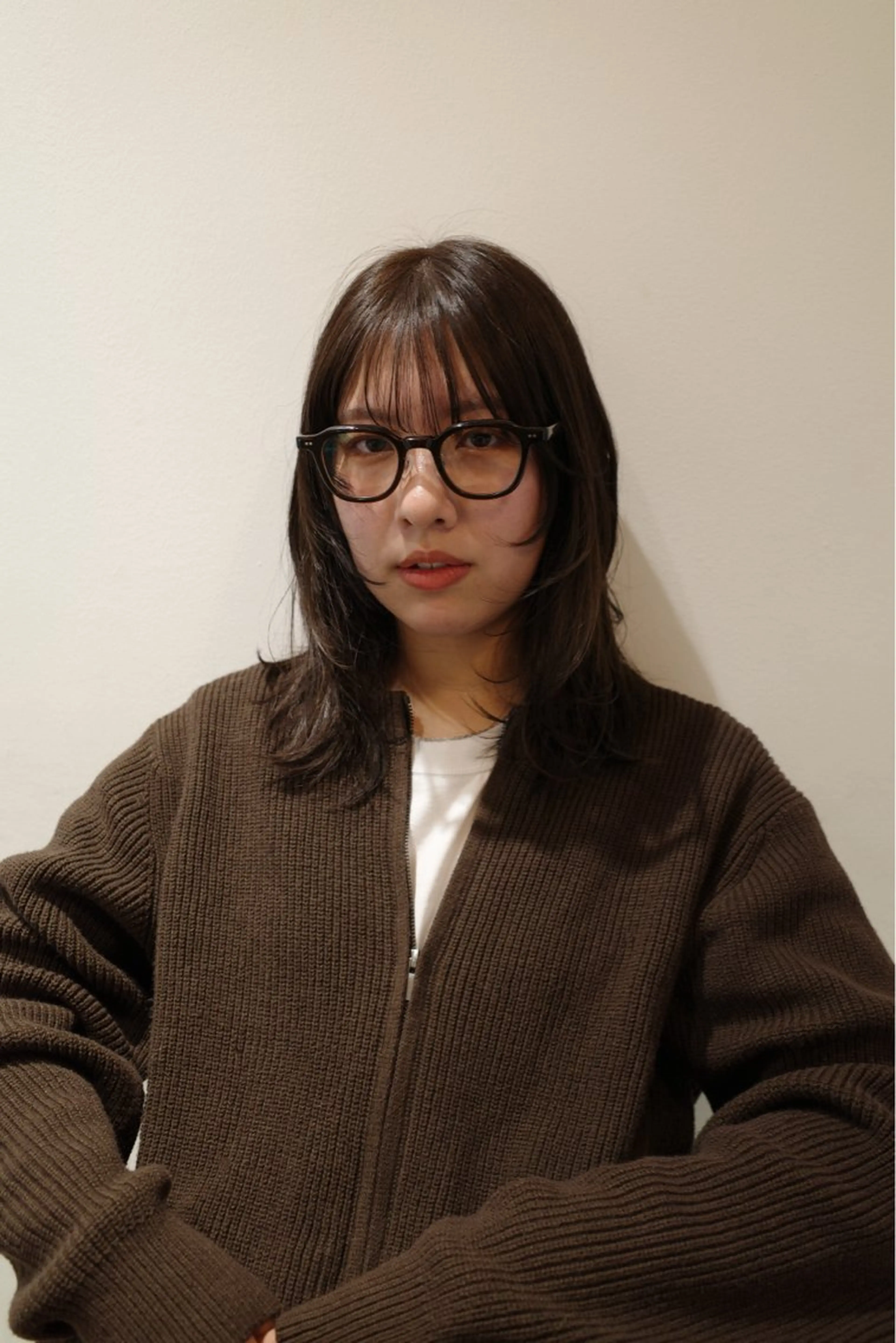 ミディアム ミディアムレイヤー レイヤーカット カット ヘアカラー トリートメント fithue ボブ〻kotonoのヘアスタイル