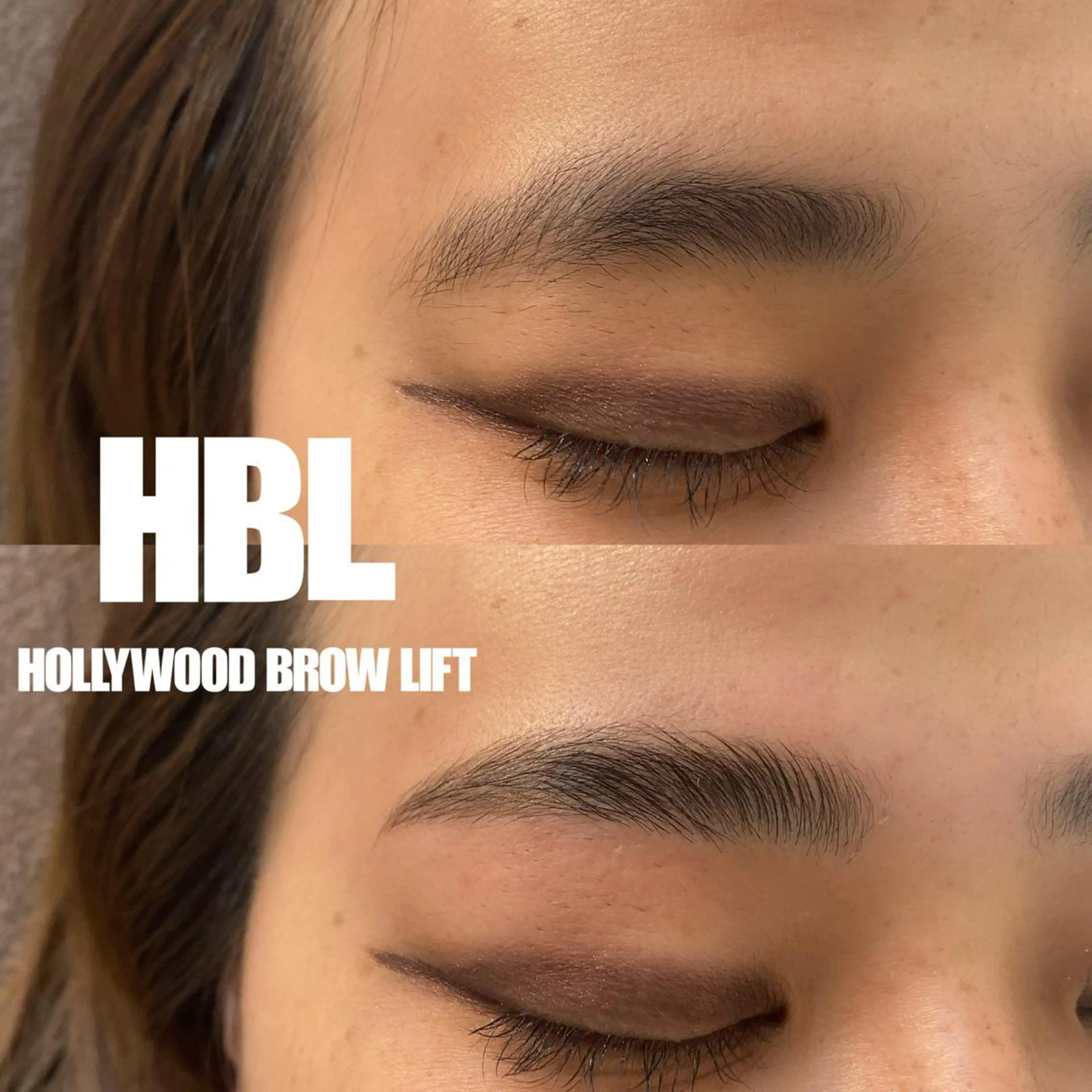 HBL🌼(眉毛ラミネーション＋WAX脱毛＋仕上げメイク)の写真