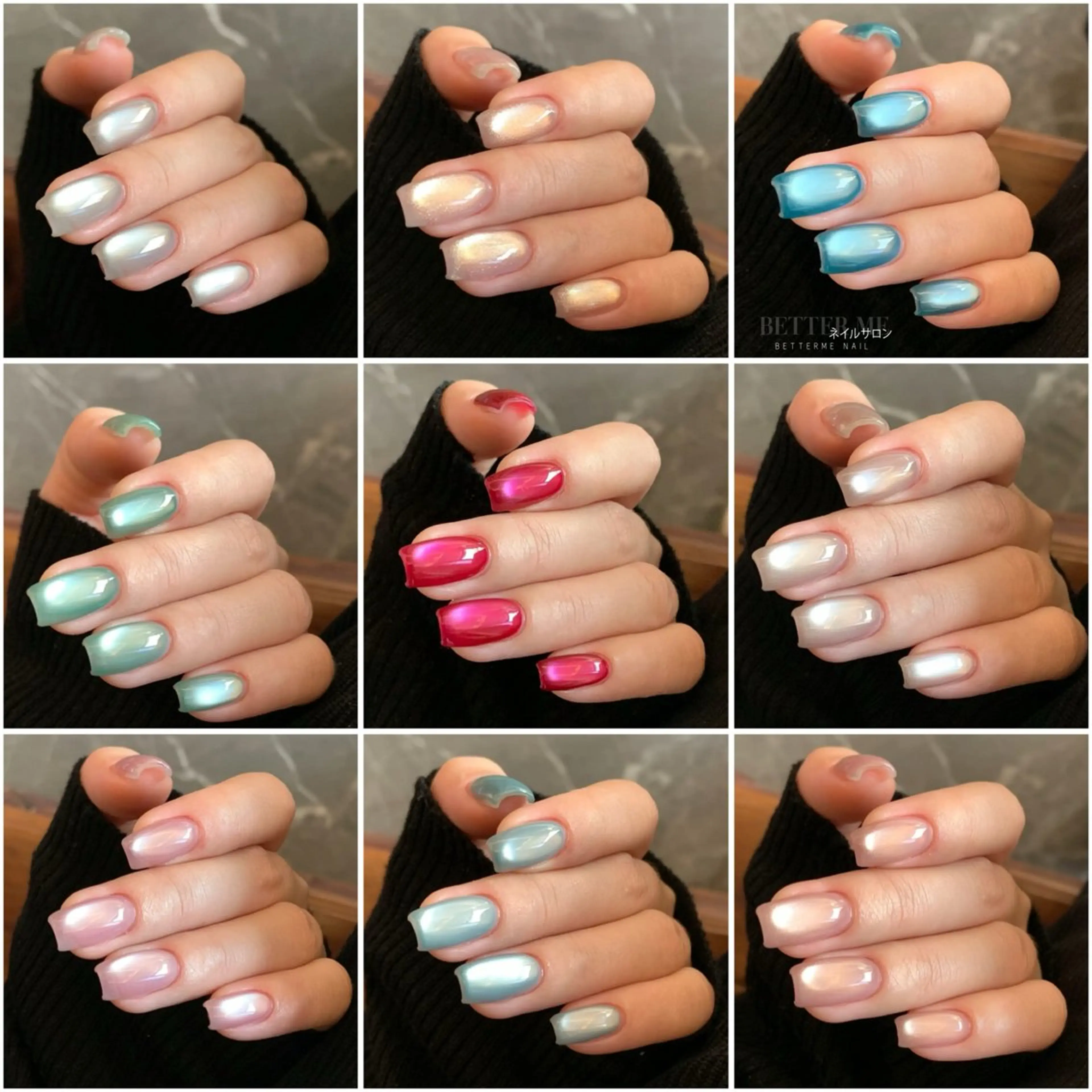 ワンカラーマグネットネイル（2色まで）の写真