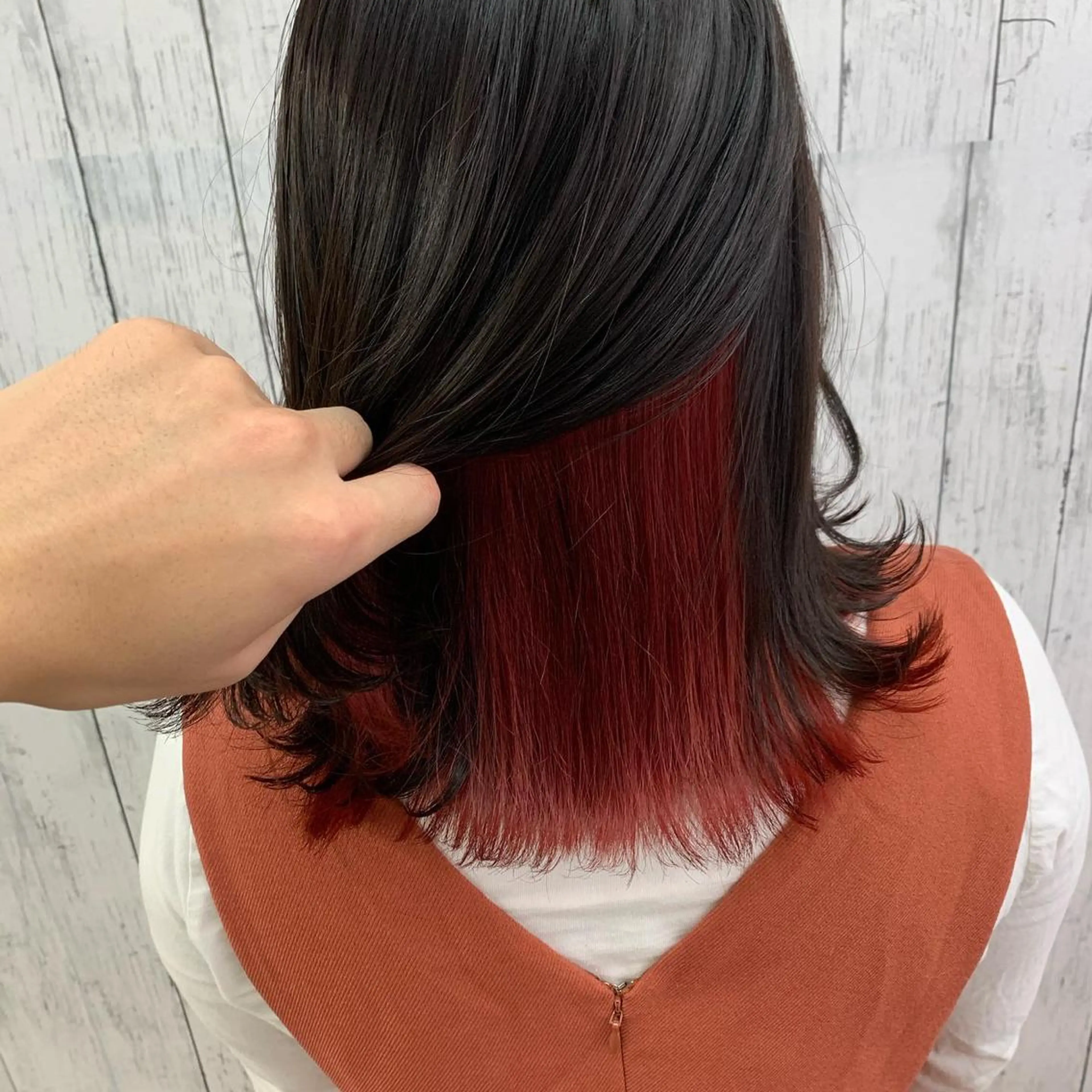 ミディアム 【清瀬】パサツキ 広がり改善川合剛史のヘアスタイル