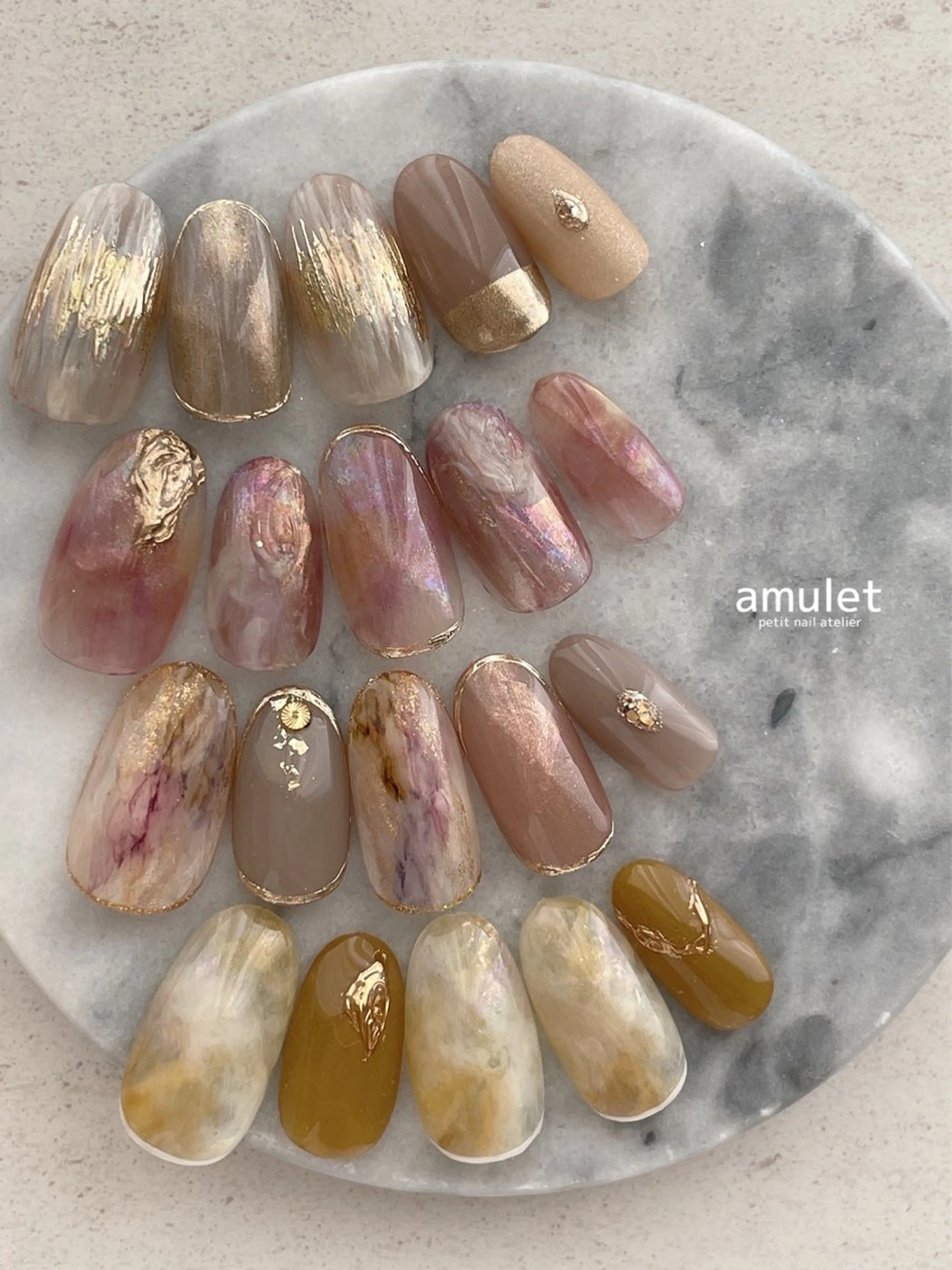 ネイル ハンドネイル amulet TOMOMIのネイルデザイン