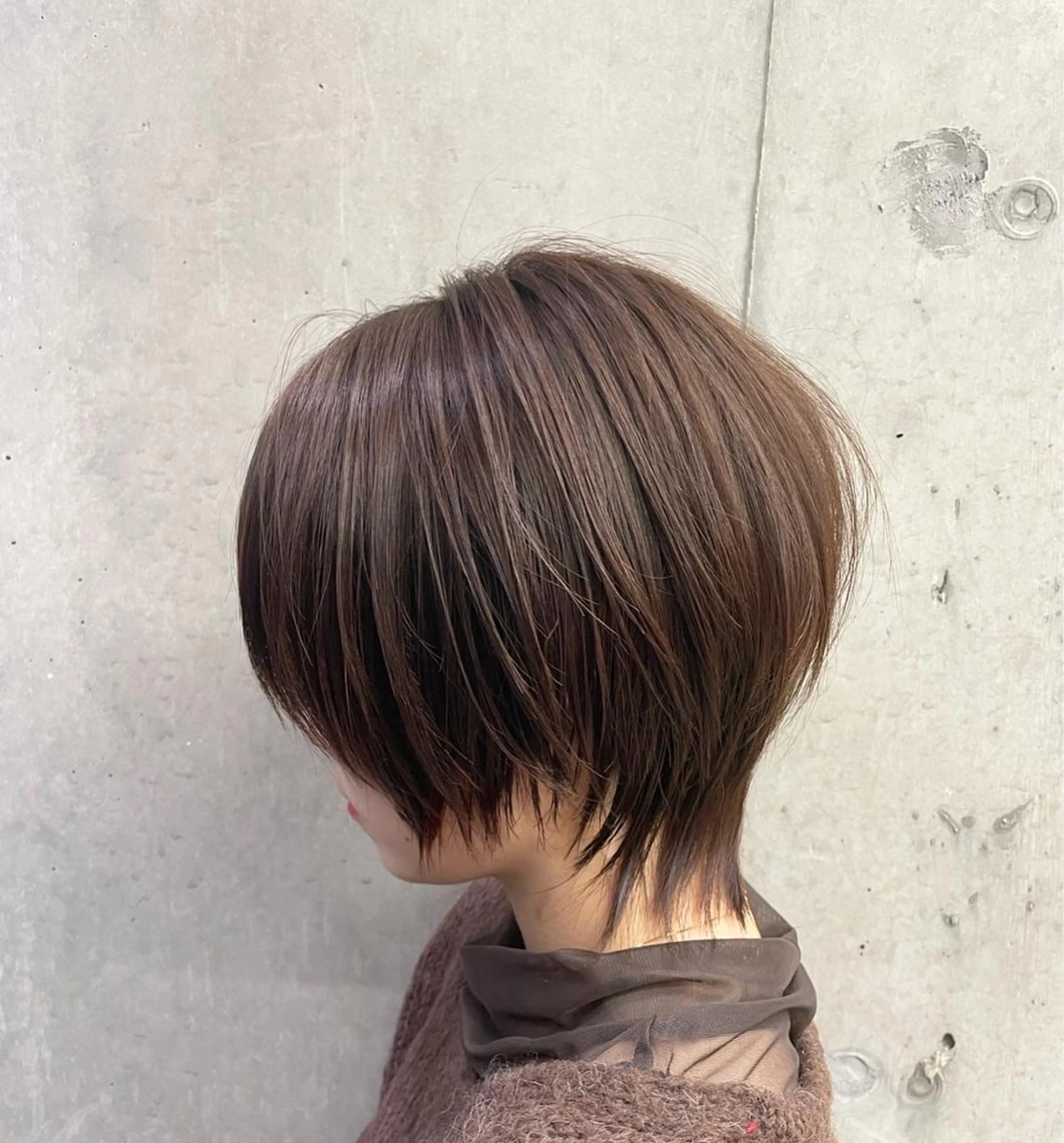 ショート カラー 舟橋 りんかのヘアスタイル