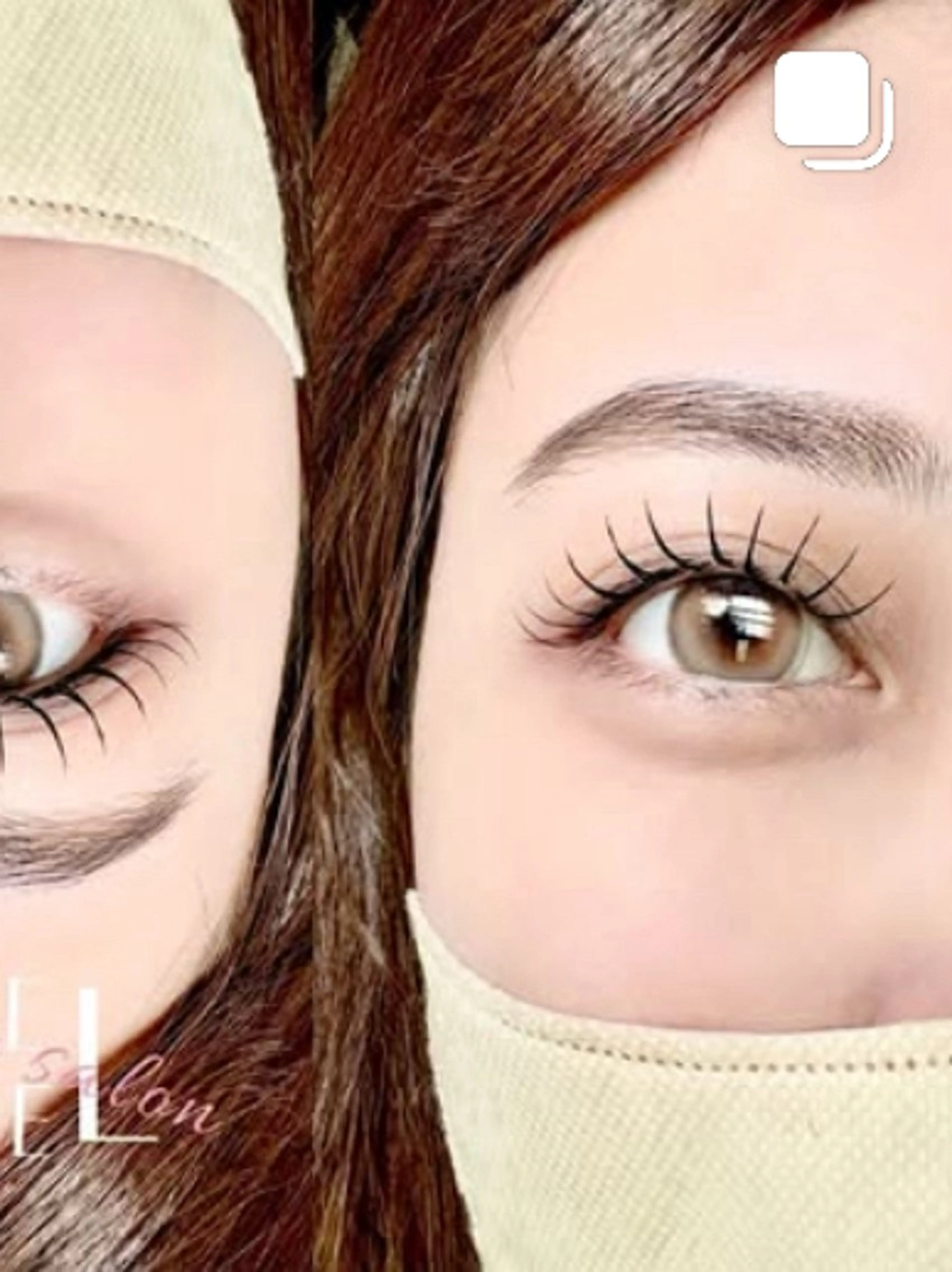 マツエク・マツパ マツエク 大阪福島 韓国まつげ Sayaka🤍🐩のマツエク・マツパデザイン