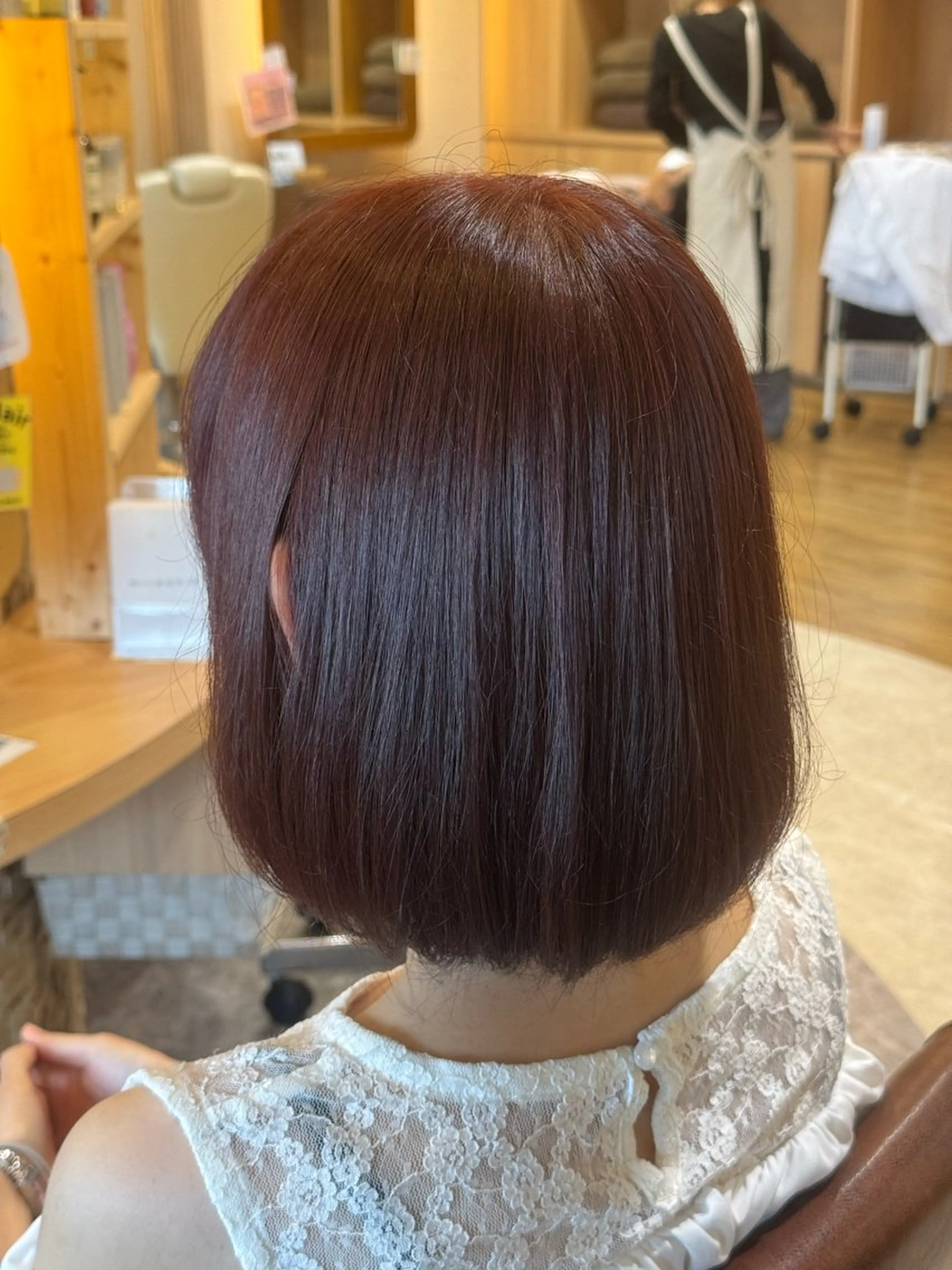 ショート カラー ヘアアレンジ ブリーチ 透明感カラー ブリーチなしカラー select 大森 慶斗のヘアスタイル