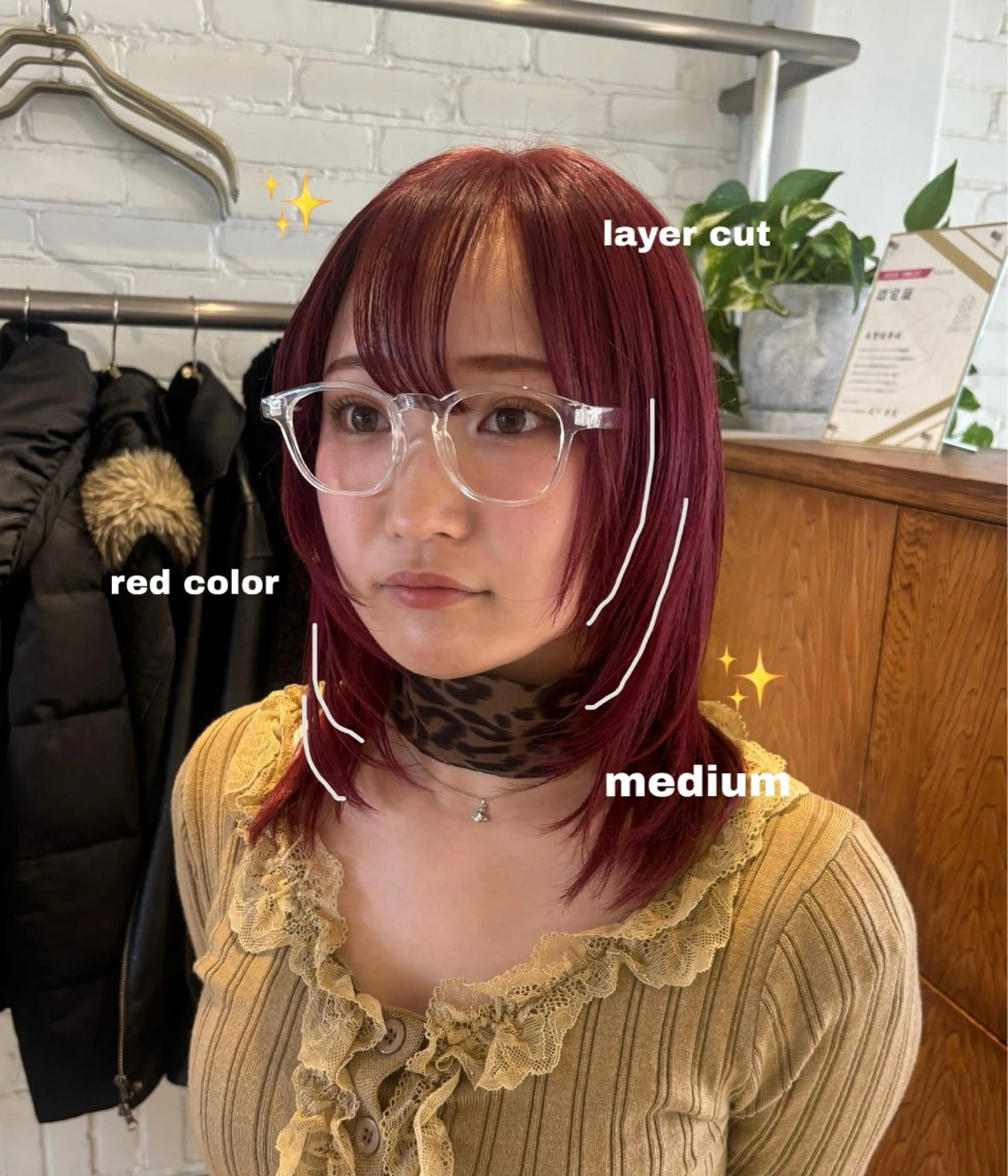 ミディアム ⭐️ダブルカラー⭐️ ｼｭﾝ⭐️のヘアスタイル