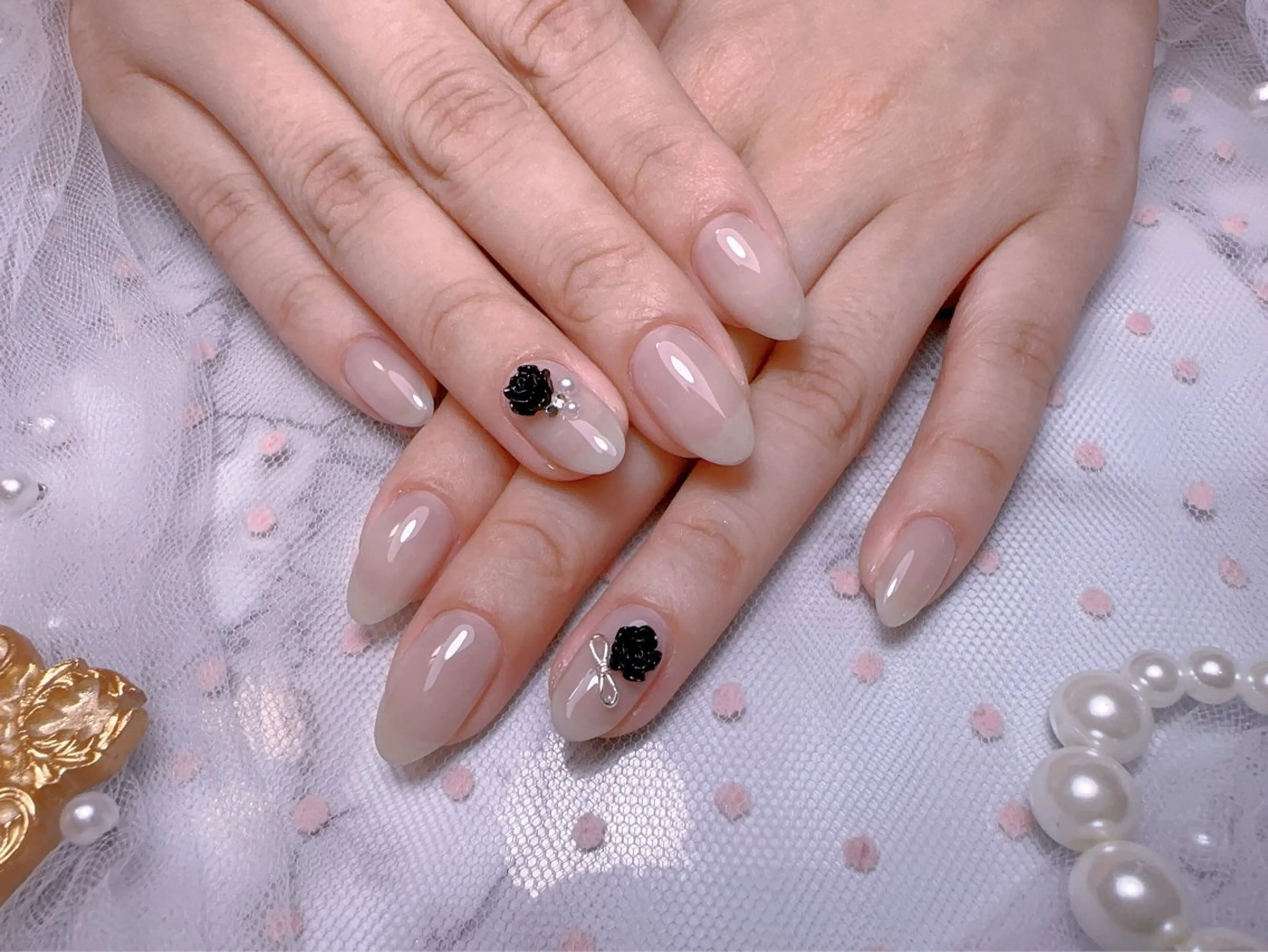 ネイル オーロラネイル フットネイル 韓国ネイル ラメ(グリッター) ラメグラデーション ハンドネイル Belle nail salon 新小岩のネイルデザイン