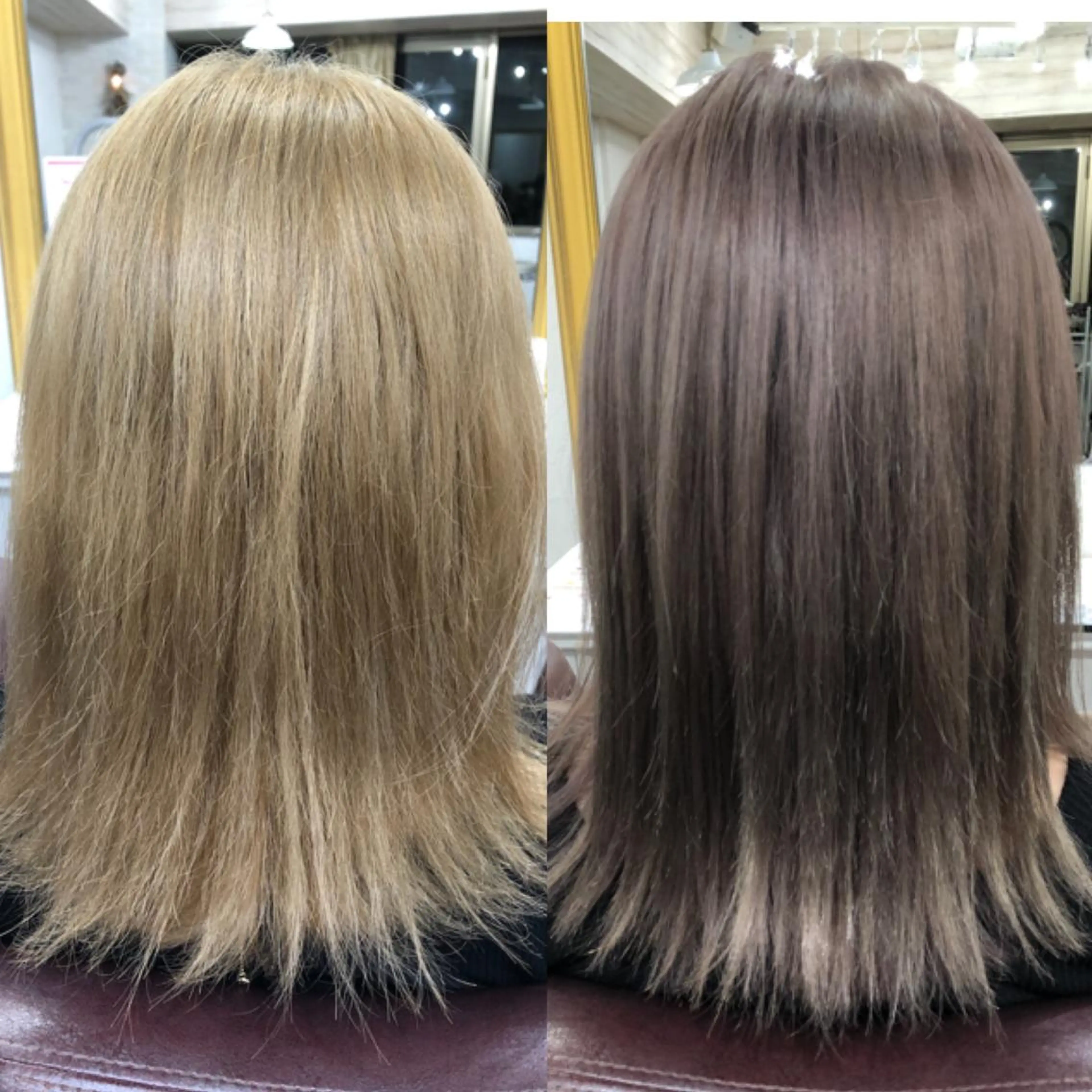 ミディアム カラー ベージュカラー ミルクティーベージュ レイヤー×髪質改善✨ 渋谷/佐藤侑哉のヘアスタイル