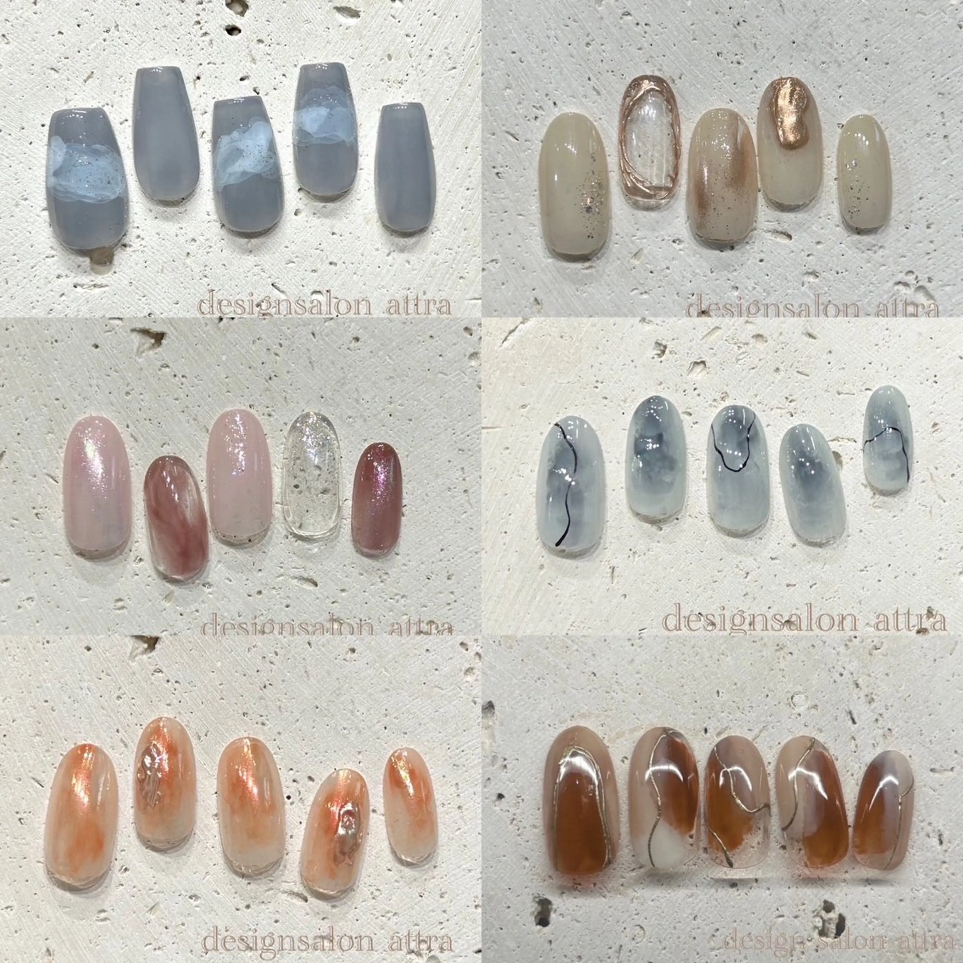 ネイル ニュアンスネイル attra  柏店 suzuのネイルデザイン