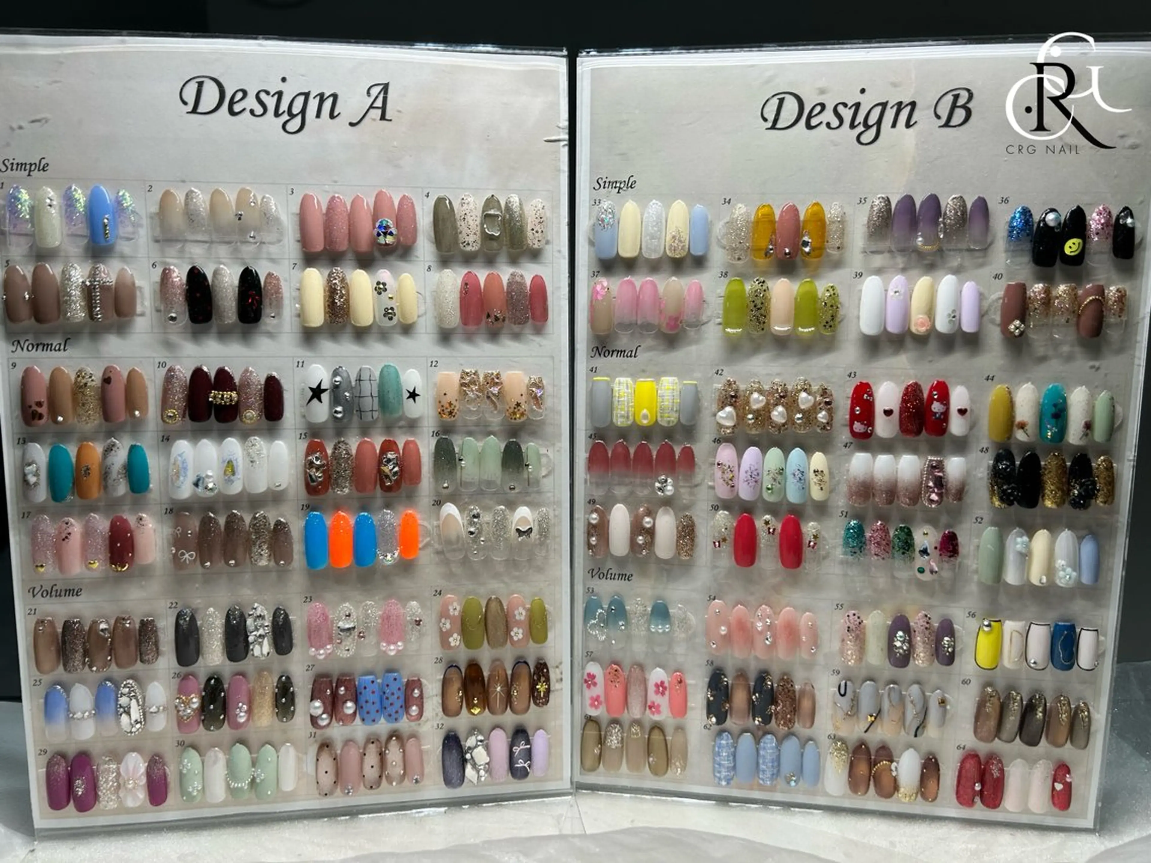 ミディアム ハンドネイル CRGNAIL RENAのネイルデザイン