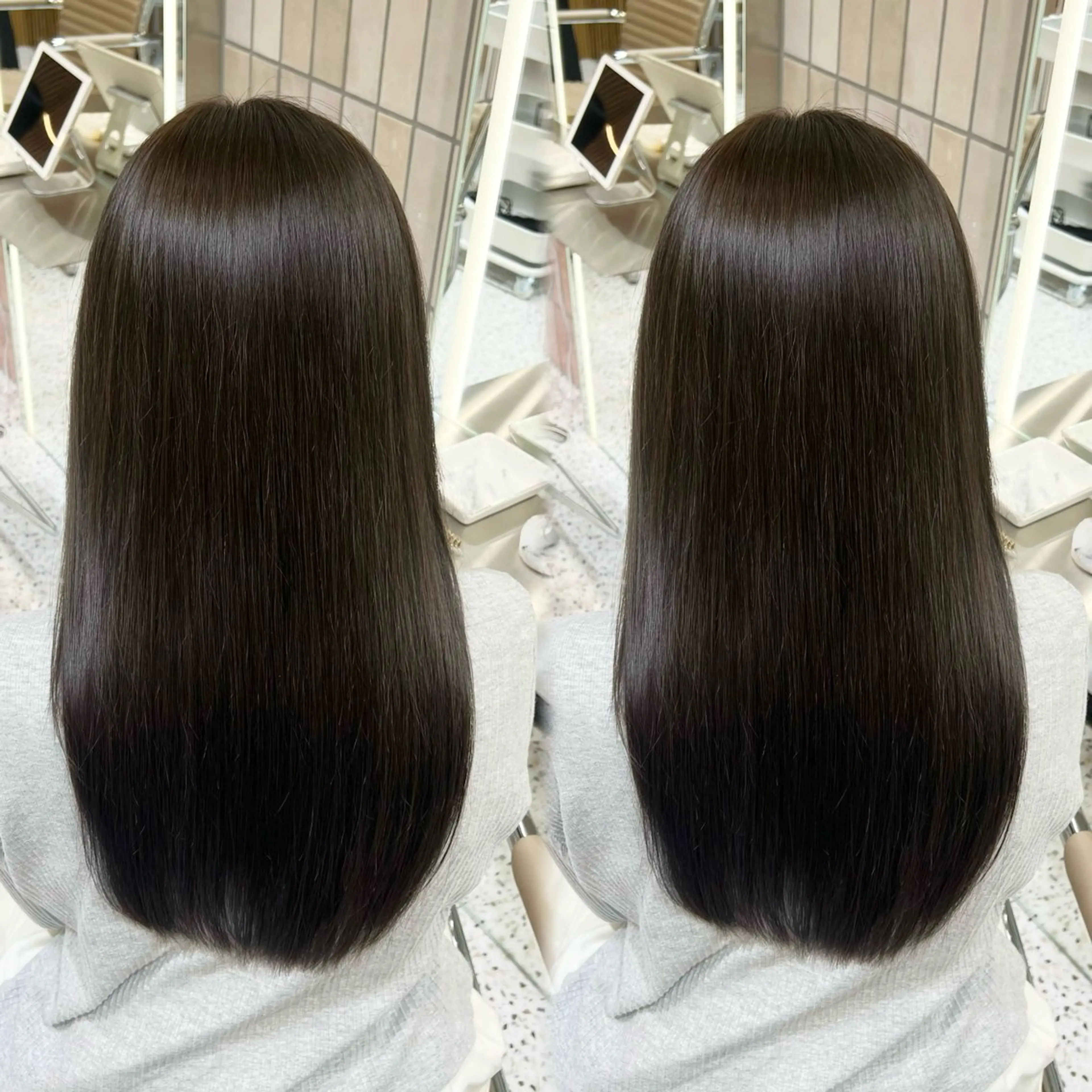 カラー ヘアカラー misaki 💞 新宿/透明感カラーのヘアスタイル