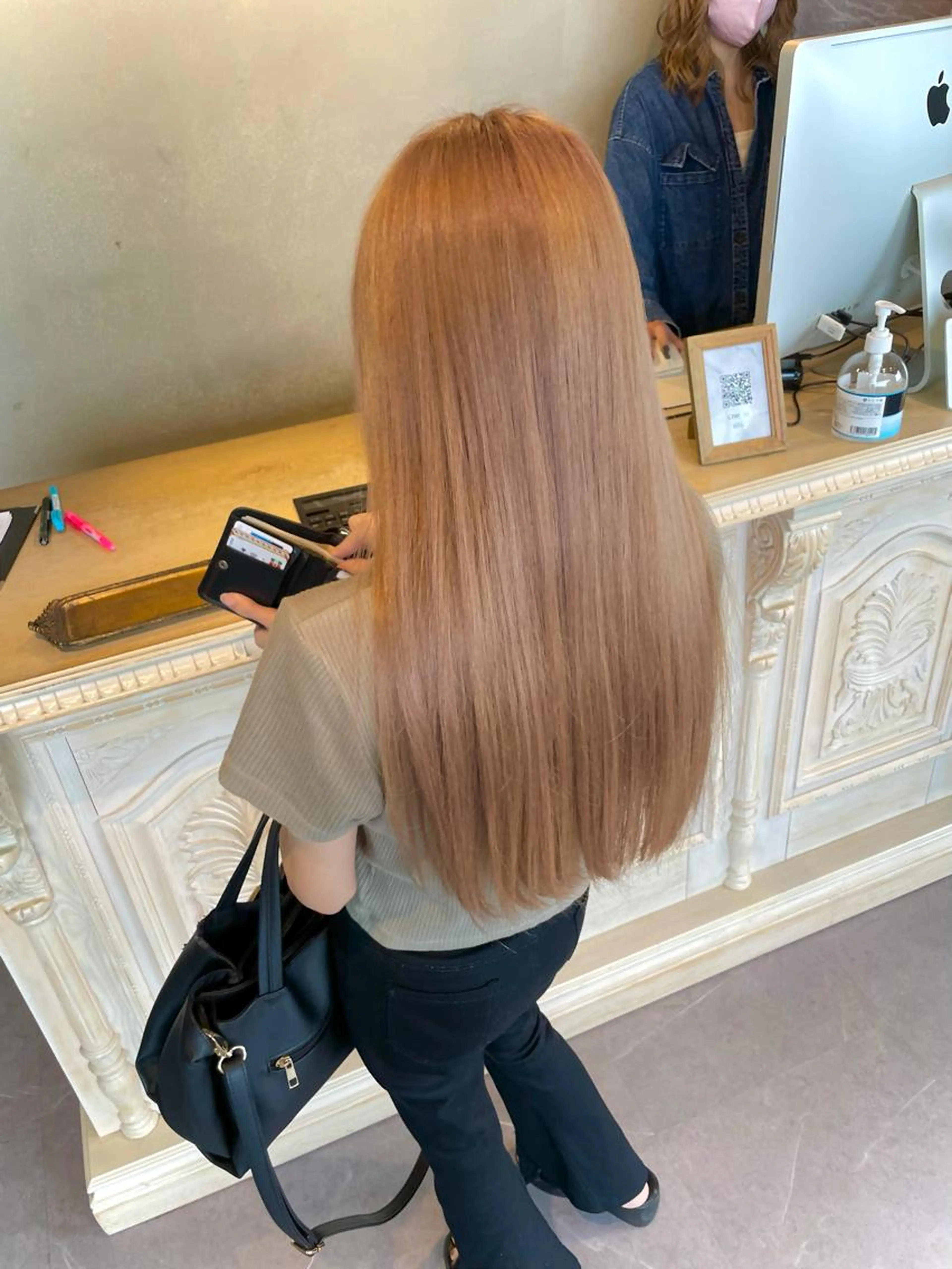 【女性限定テストモデル】ダブルカラー+トリートメント￥7700の写真