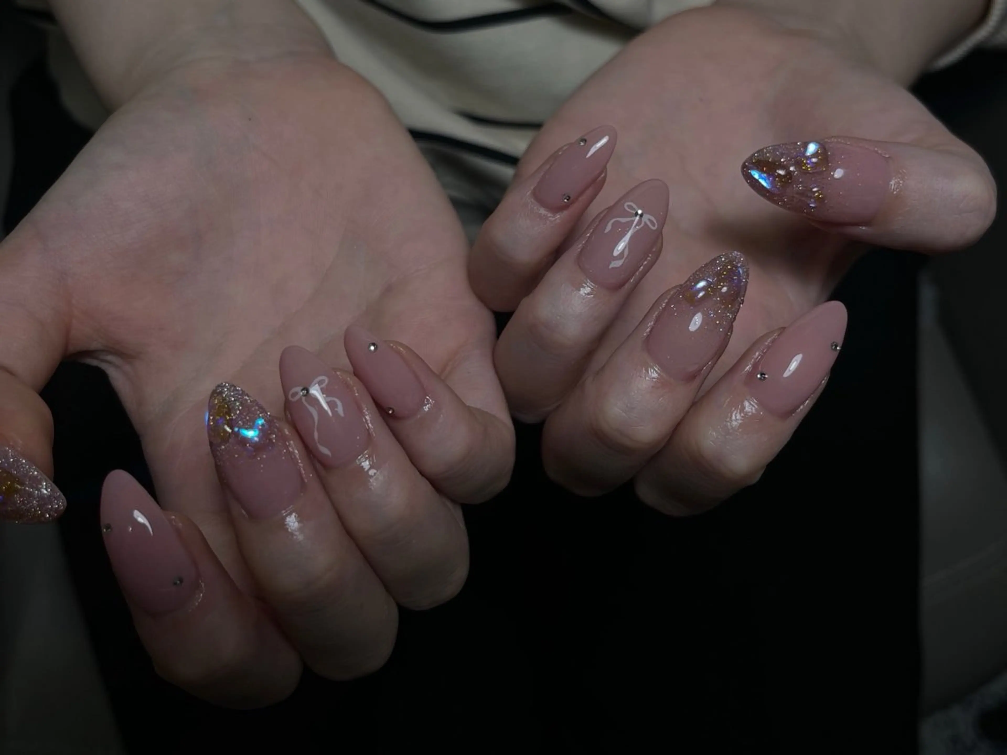 ネイル ハンドネイル ハンドケア nail salon kukuna所属・ワンホン/韓国 nail 大阪アメ村のネイルデザイン