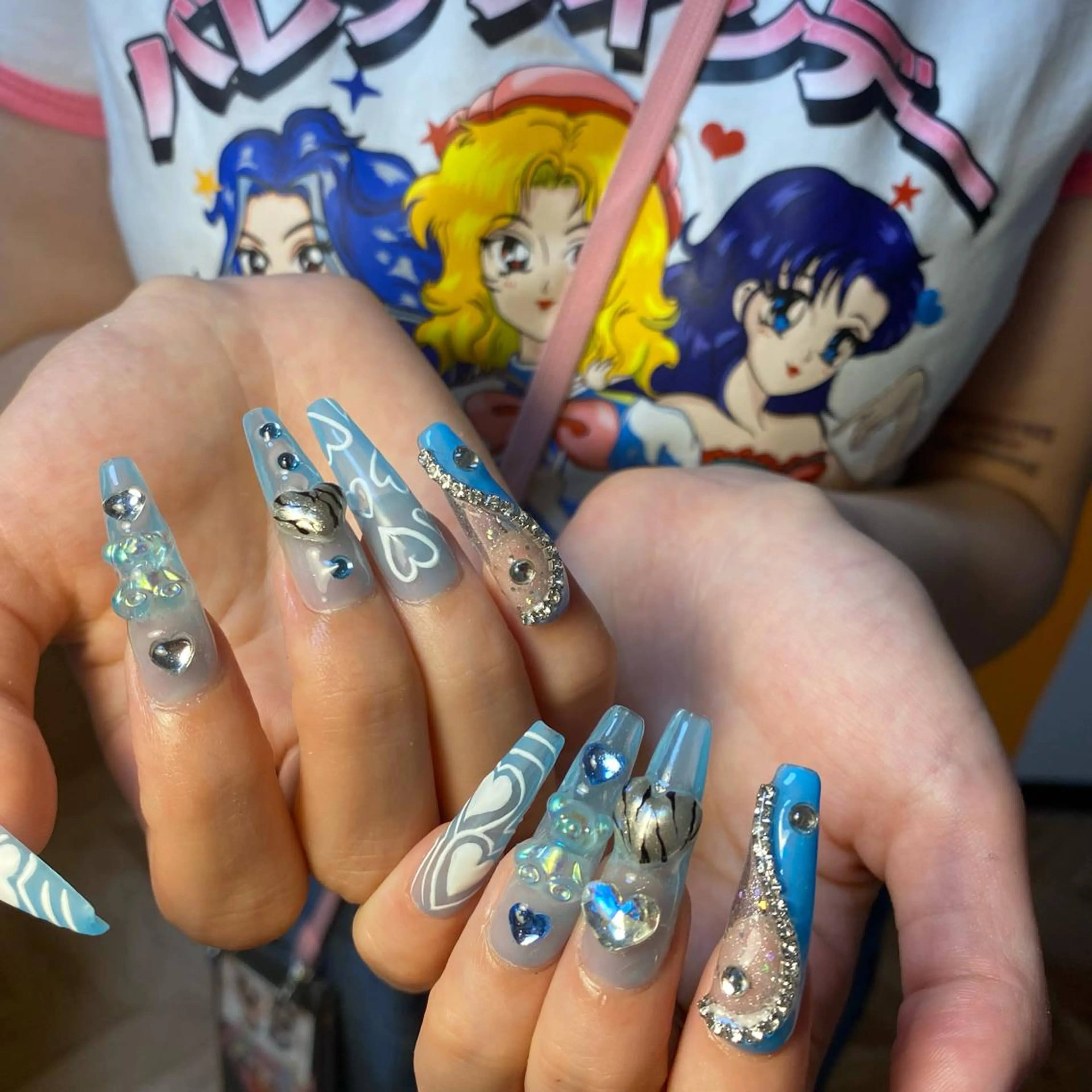 ネイル ハンドネイル Amber21.所属・Nagahama Akariのネイルデザイン