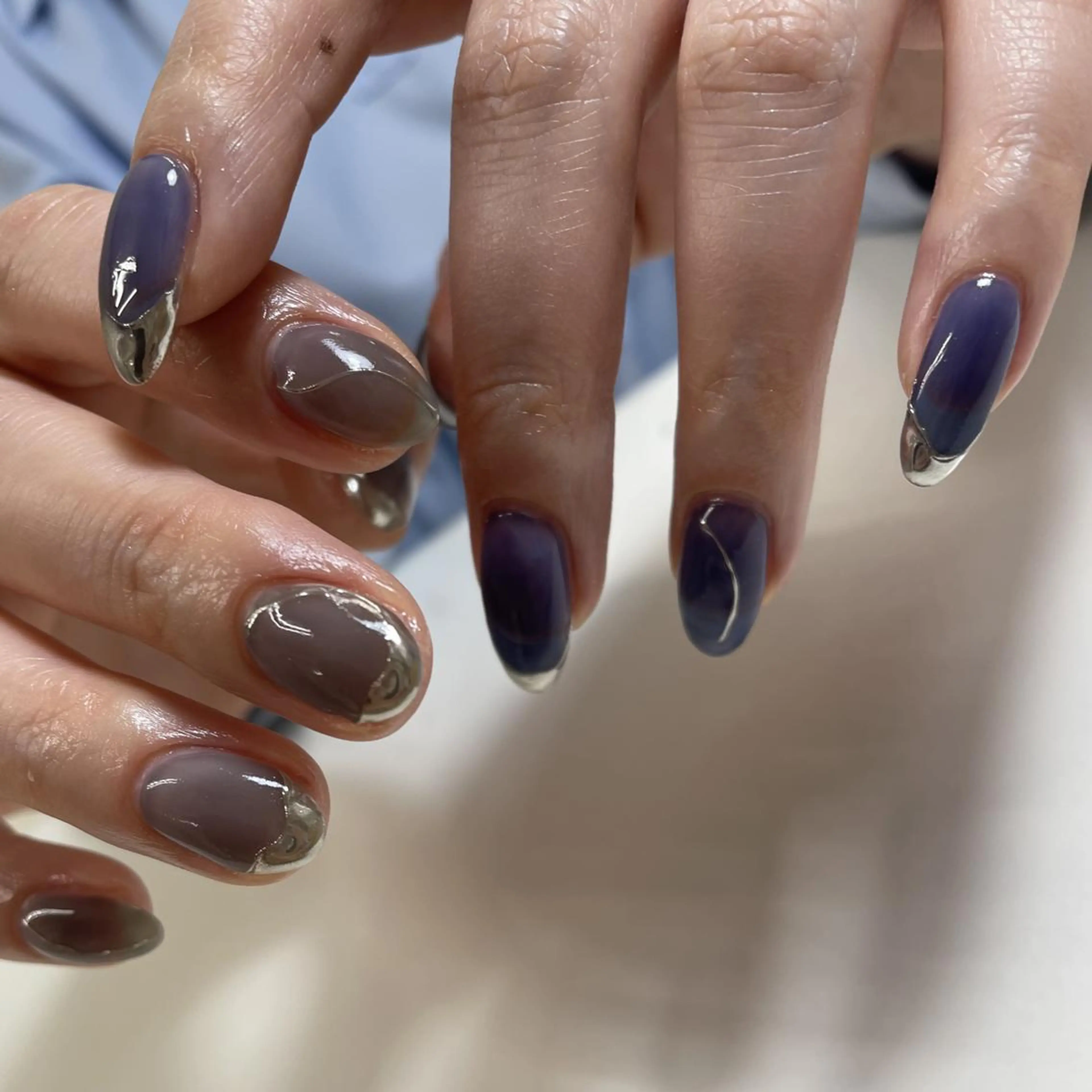 ネイル p.o.n. nuance/個性的のネイルデザイン