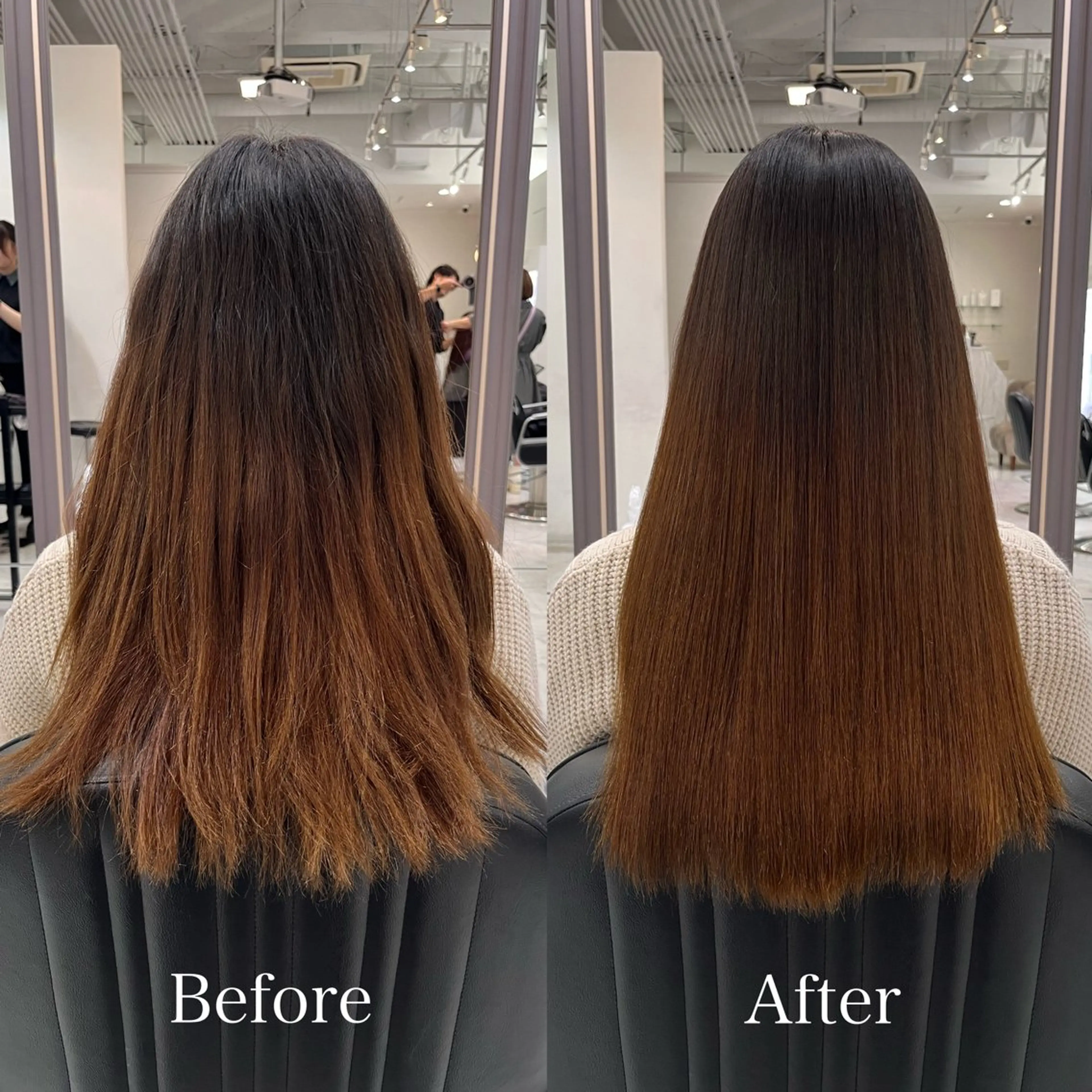 ロング 縮毛矯正 THE  ESCALA表参道所属・Hana🌷/ 透明感/艶髪/表参道のヘアスタイル