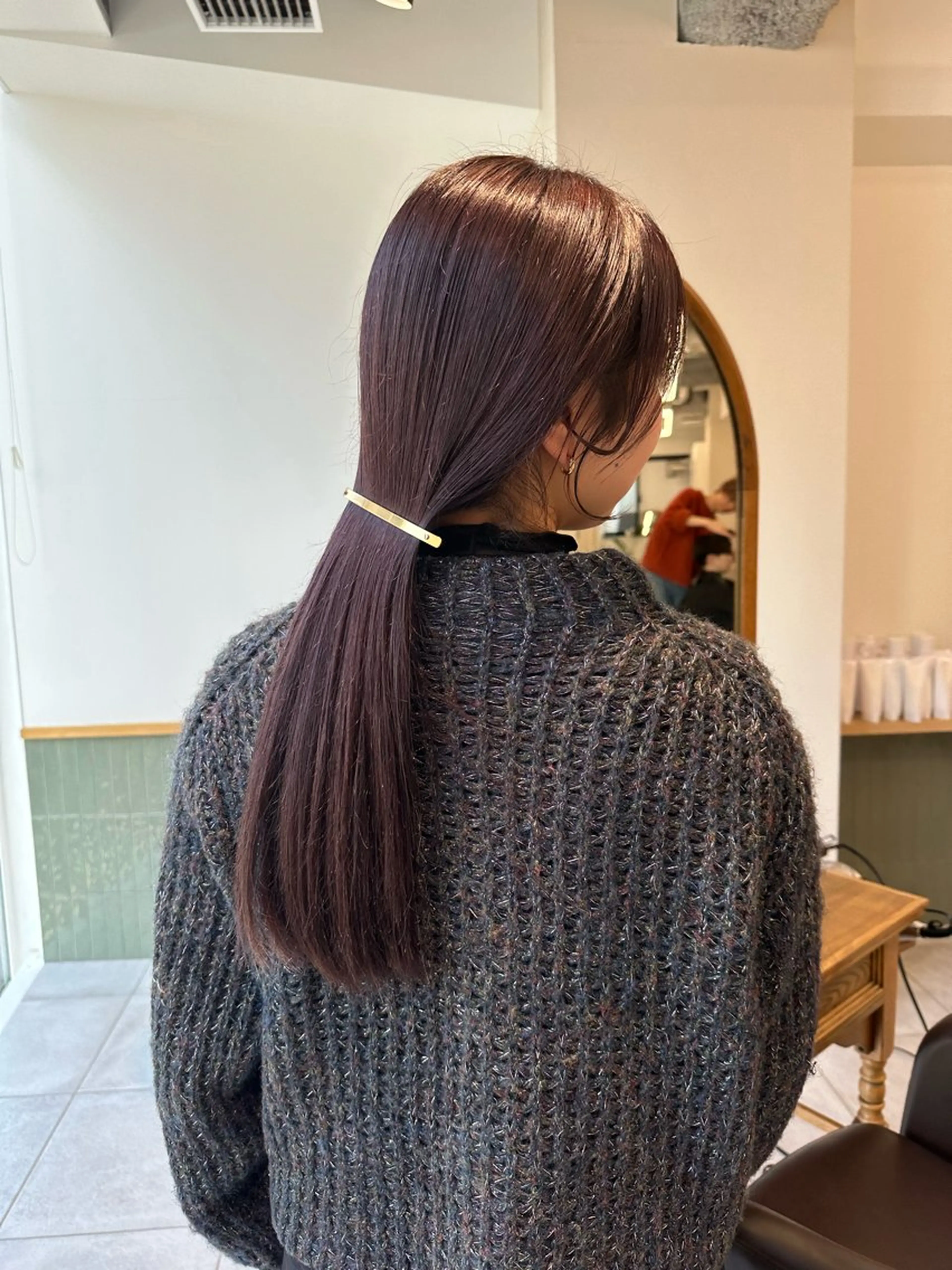 ロング カラー キッズ ヘアカラー トリートメント オトナヘア🌸 harukaのヘアスタイル