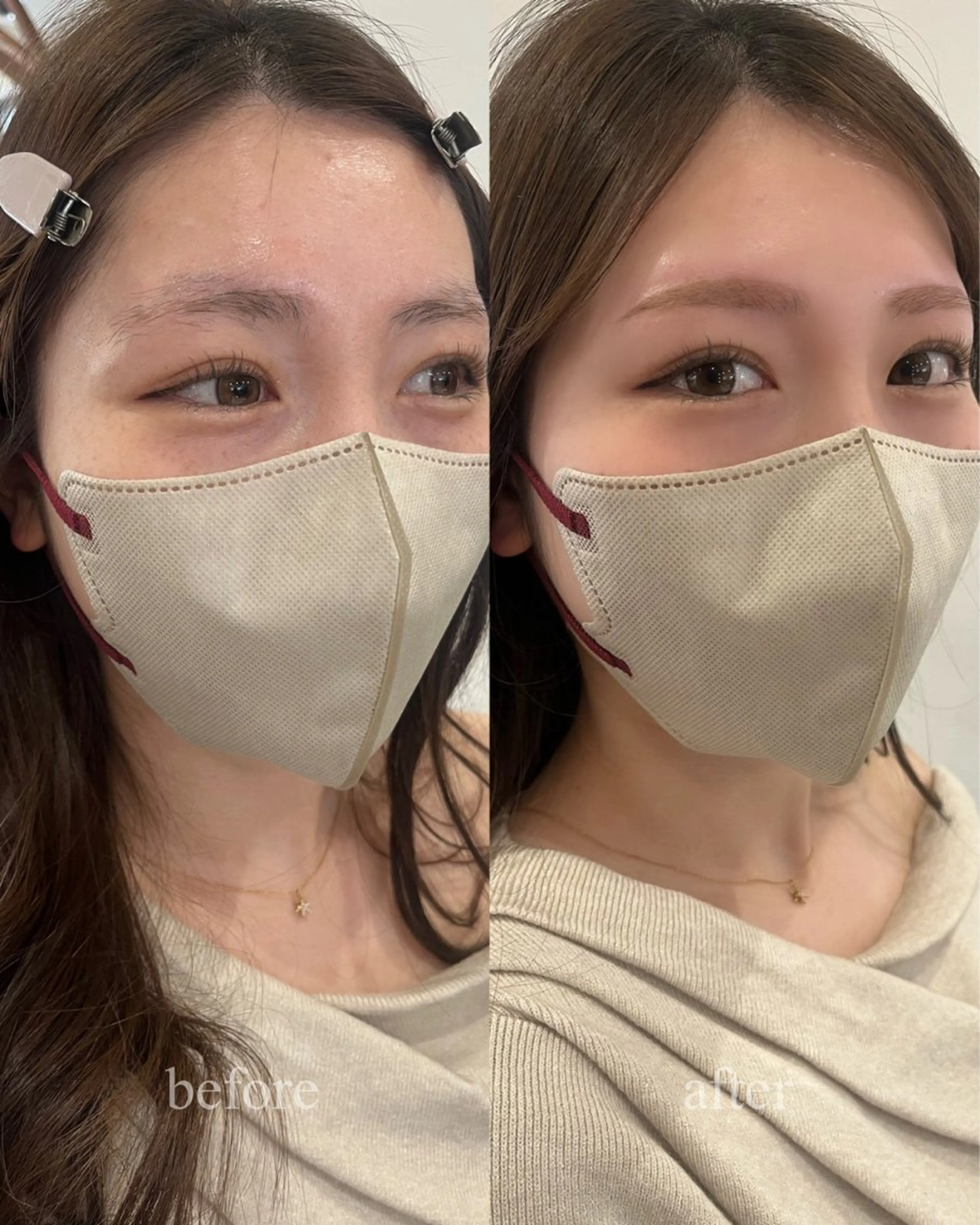 アイブロウ ワックス脱毛 眉カット その他(アイブロウ) Lumier de mashu所属・MASHU 森口樹 /ヘアメイク　眉毛のその他イメージ