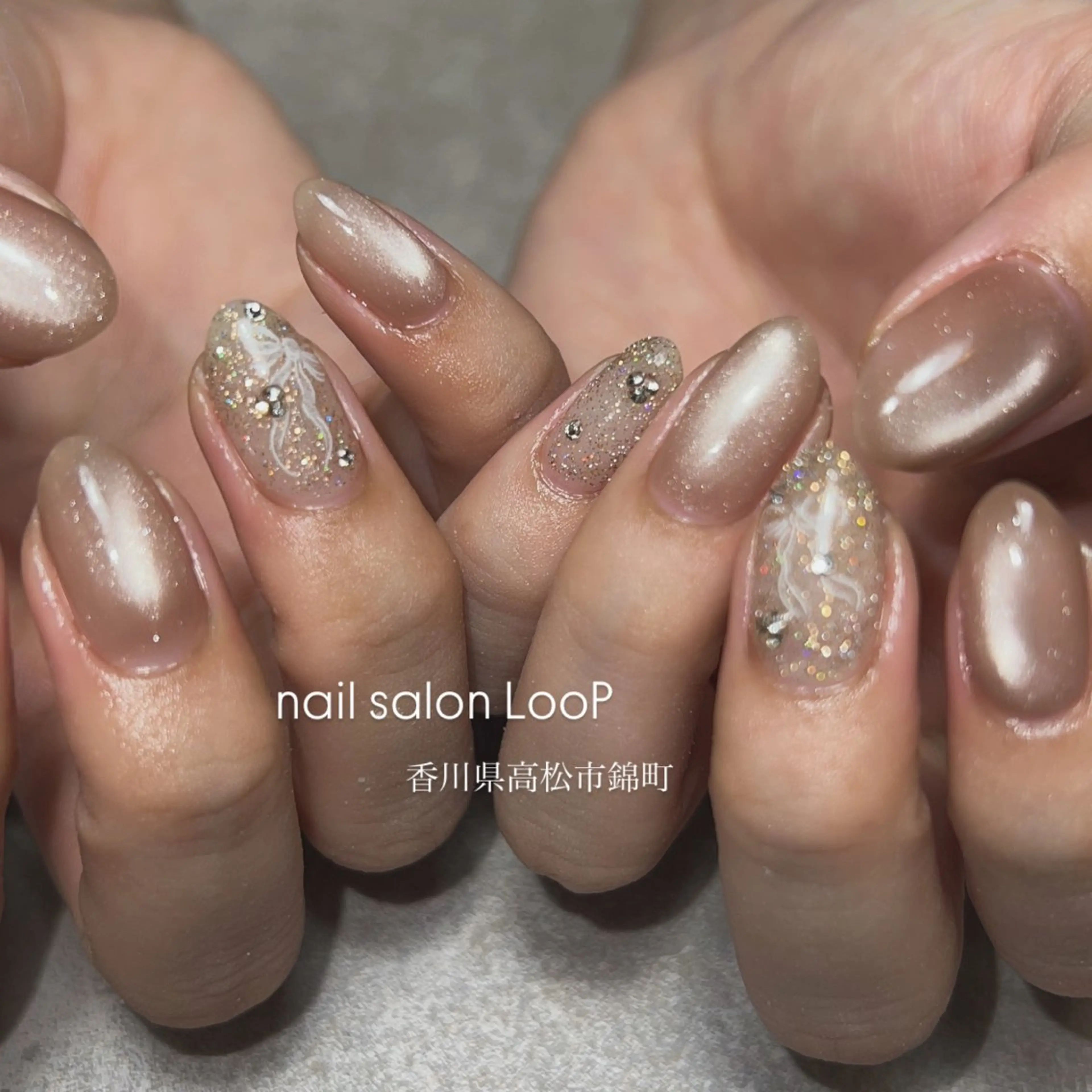 ネイル ハンドネイル LooP riho / nuanceのネイルデザイン