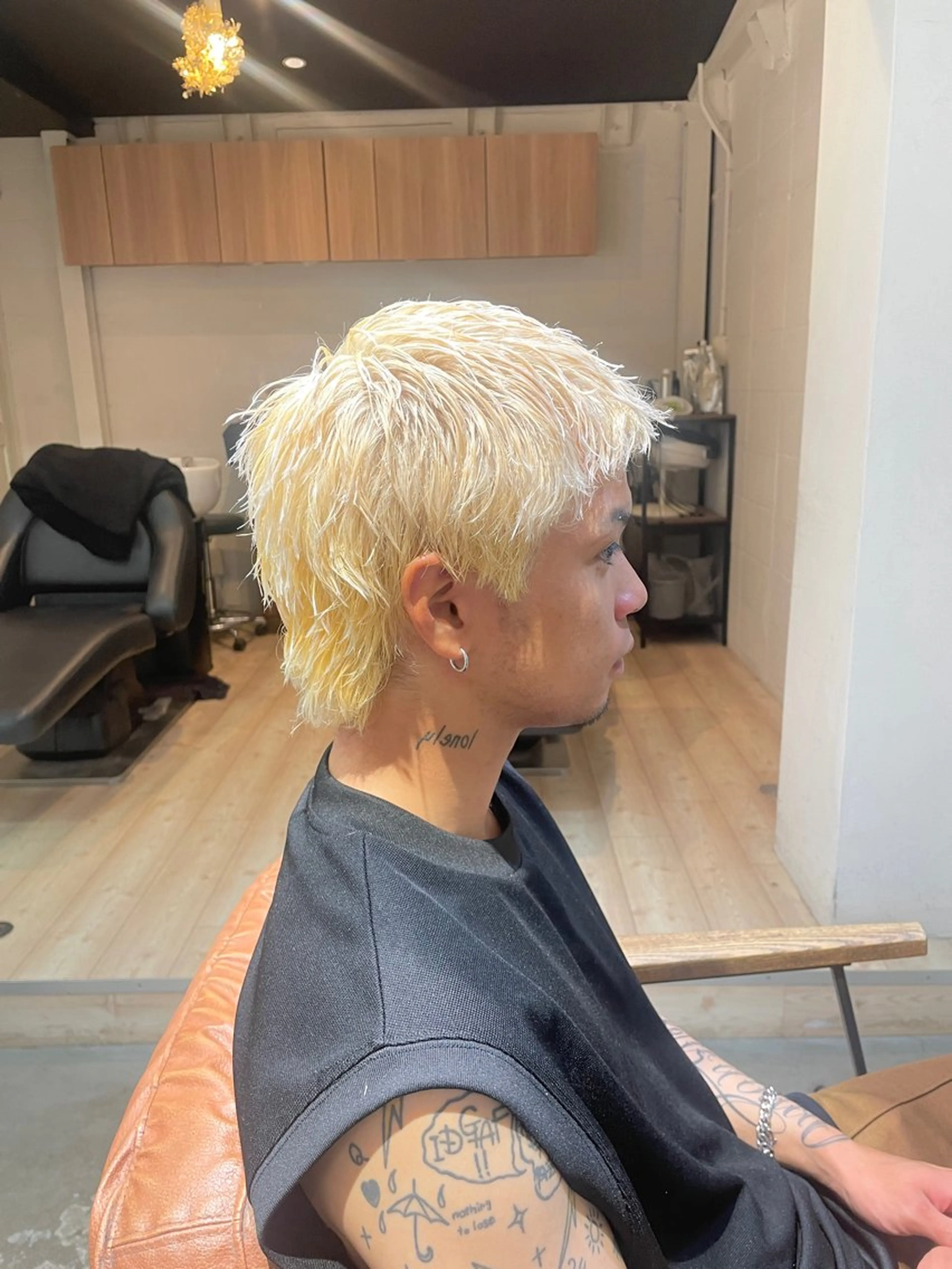 ショート ショートヘア king highlight&extensions梅田所属・髪質改善/似合わ せ/ダブルカラー盛田のヘアスタイル