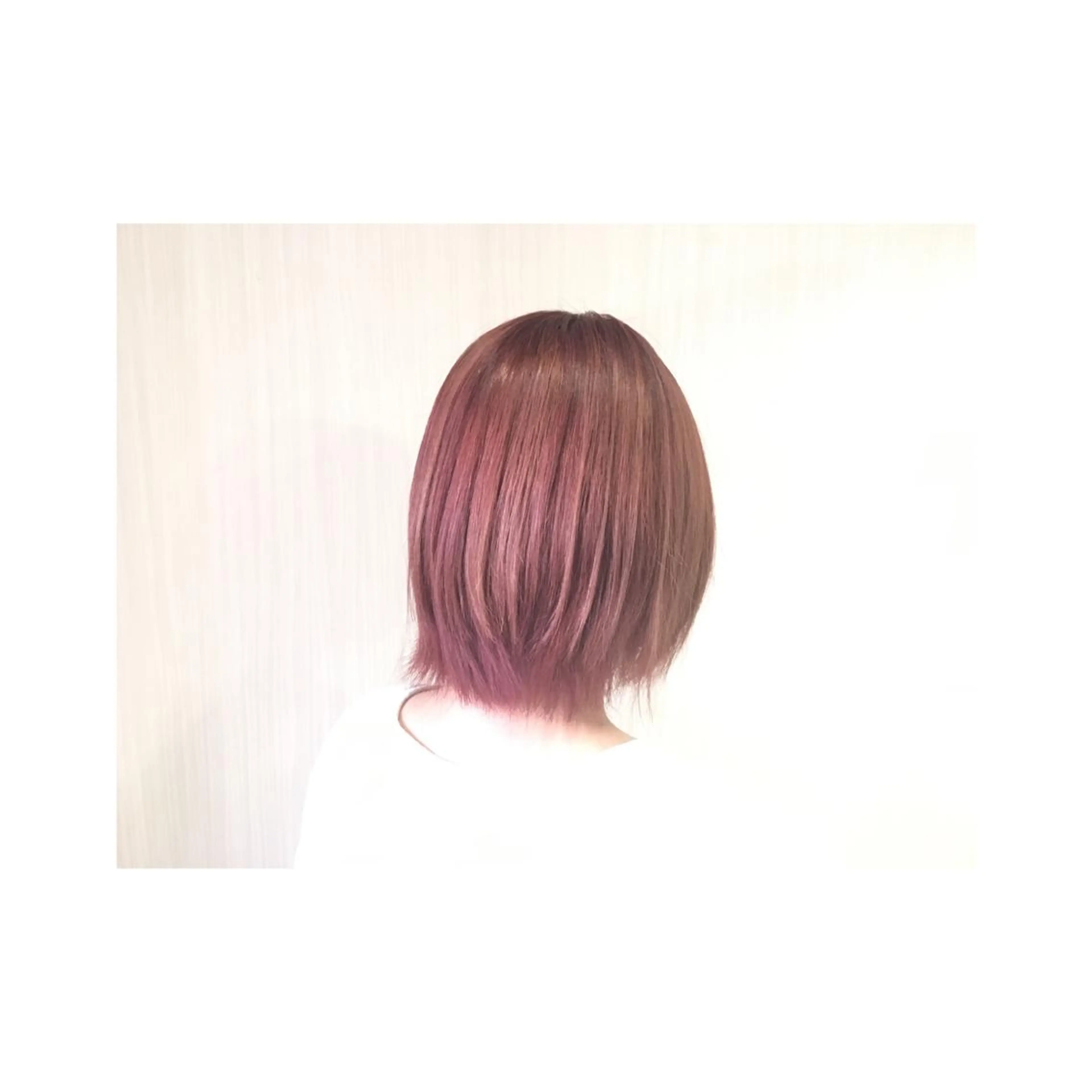 ショート ヘアカラー トリートメント 💓シールエクステ ルミエールのヘアスタイル