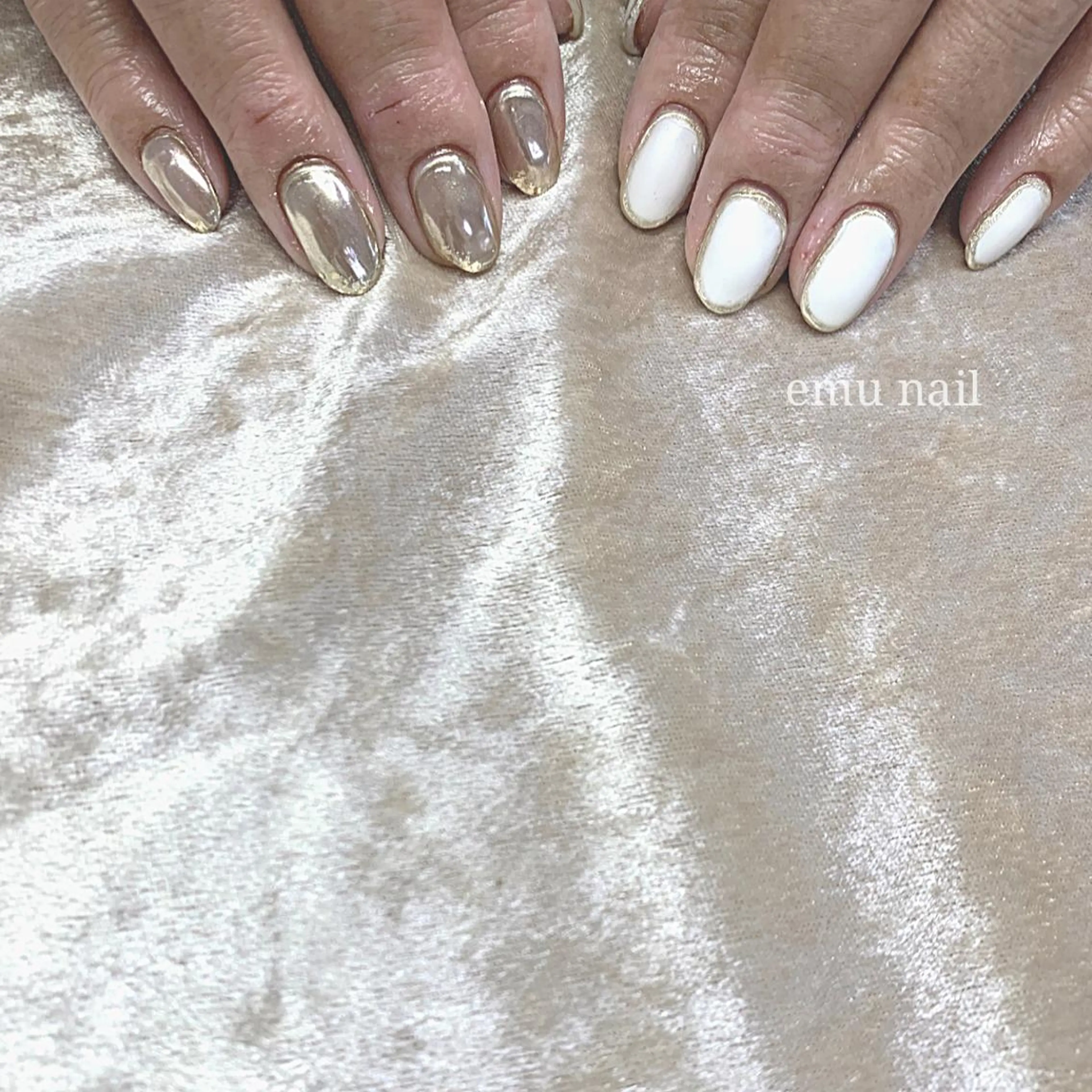 ネイル おそろいネイル emu nailのネイルデザイン