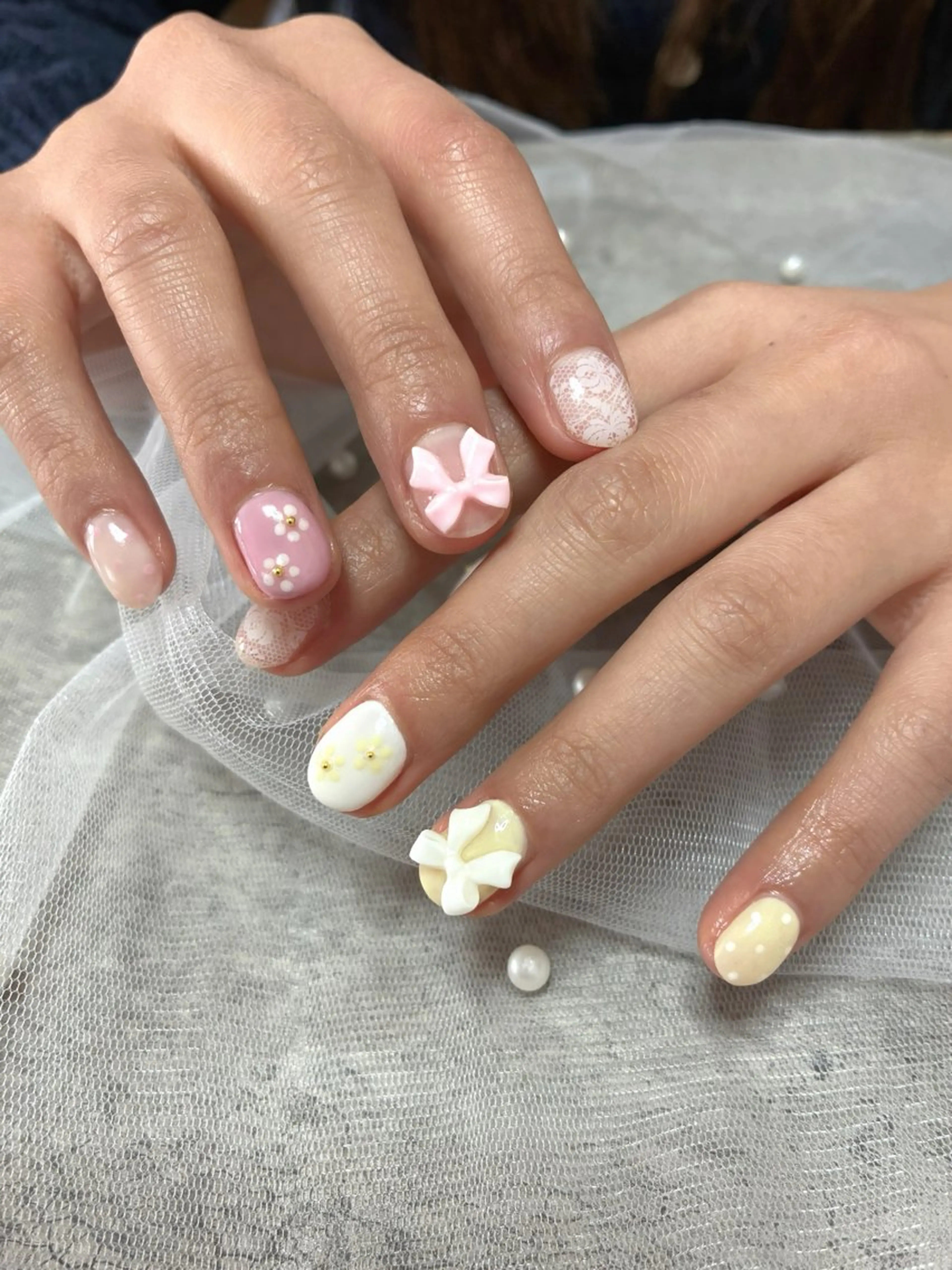 ネイル ガーリー shiki_nail 🪐のネイルデザイン