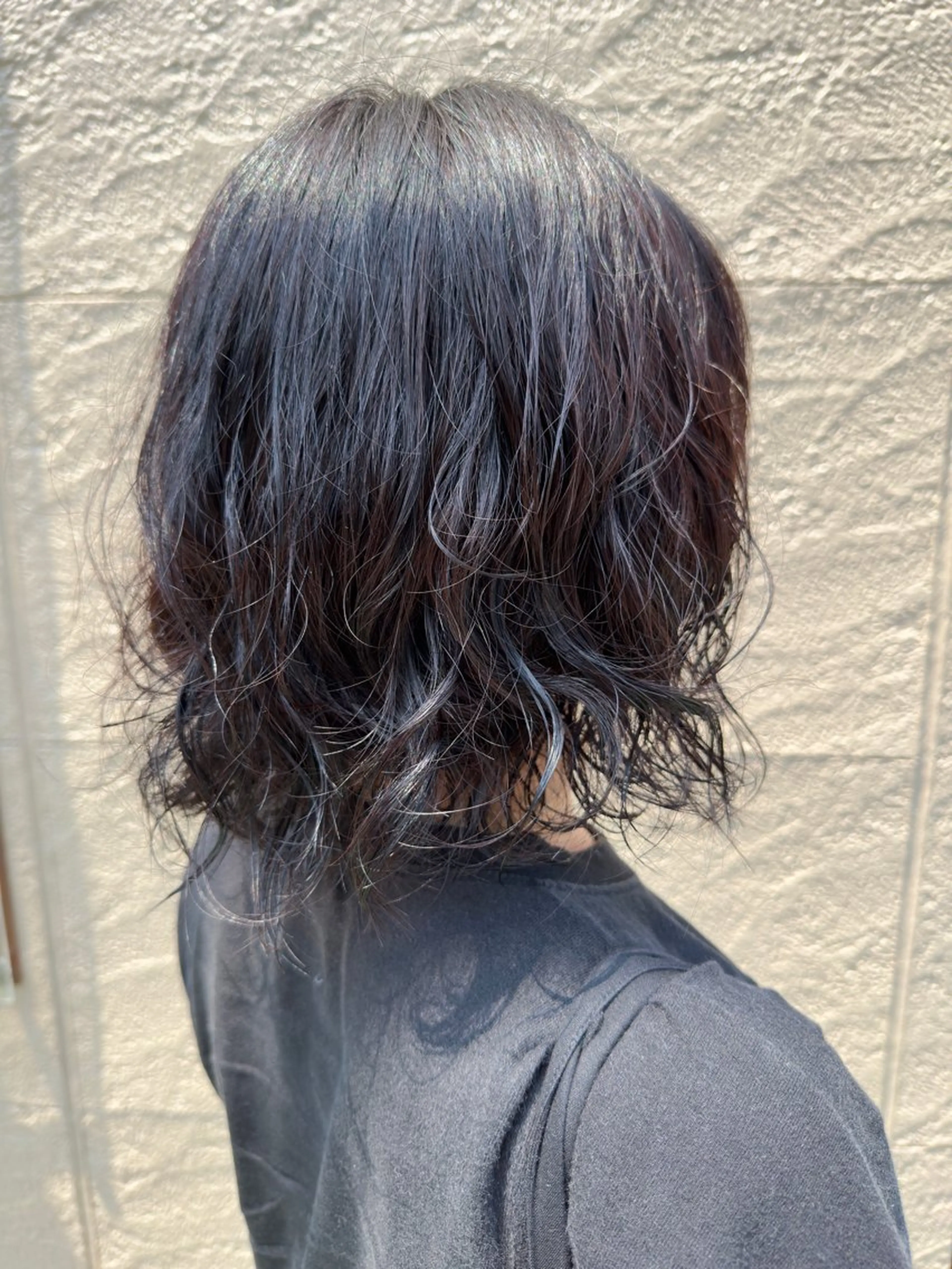 ショート パーマ ボブ/インナーカラー ショート/佐野祥子のヘアスタイル