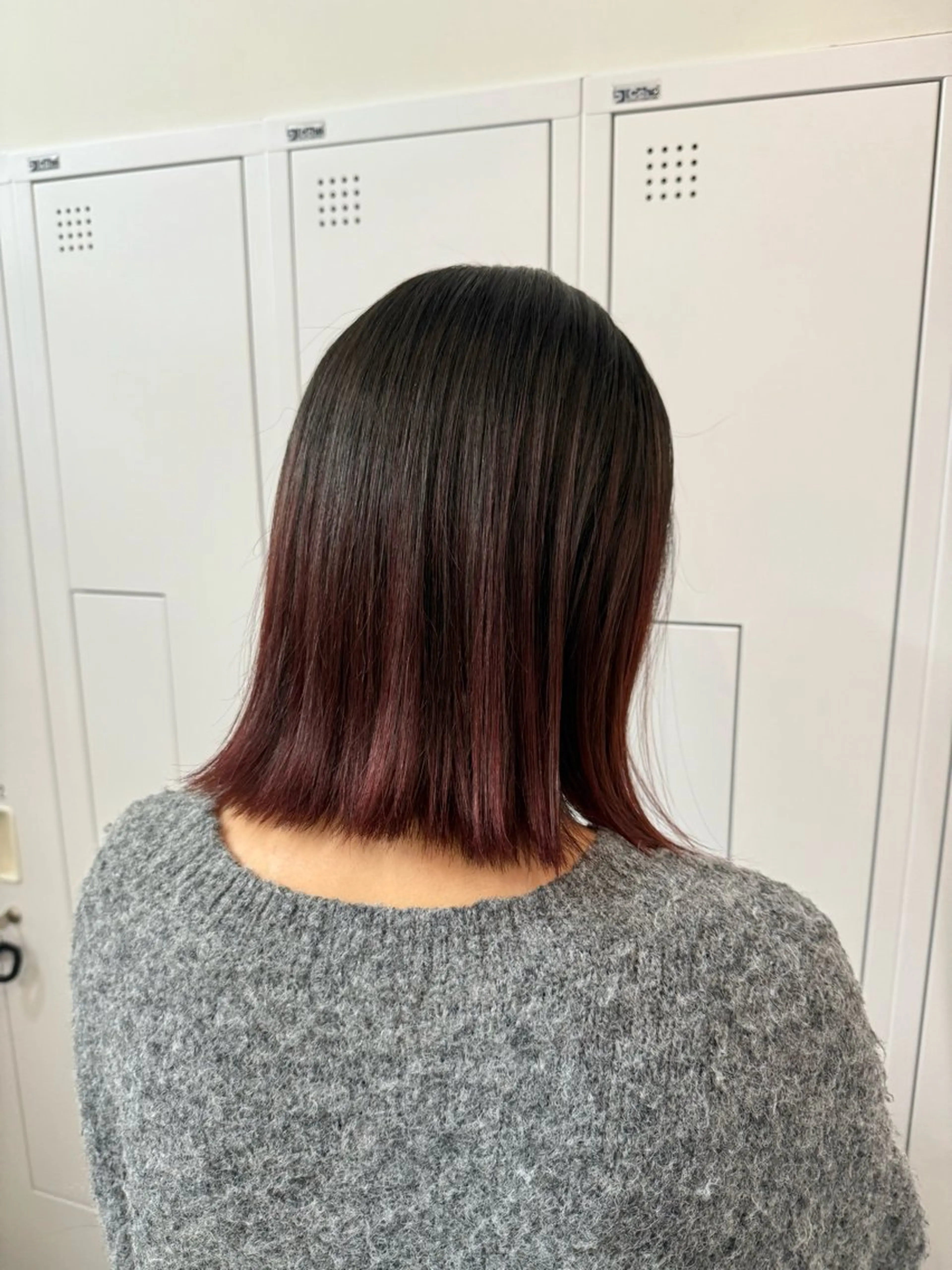 ミディアム カット ヘアカラー 近藤 千裕のヘアスタイル