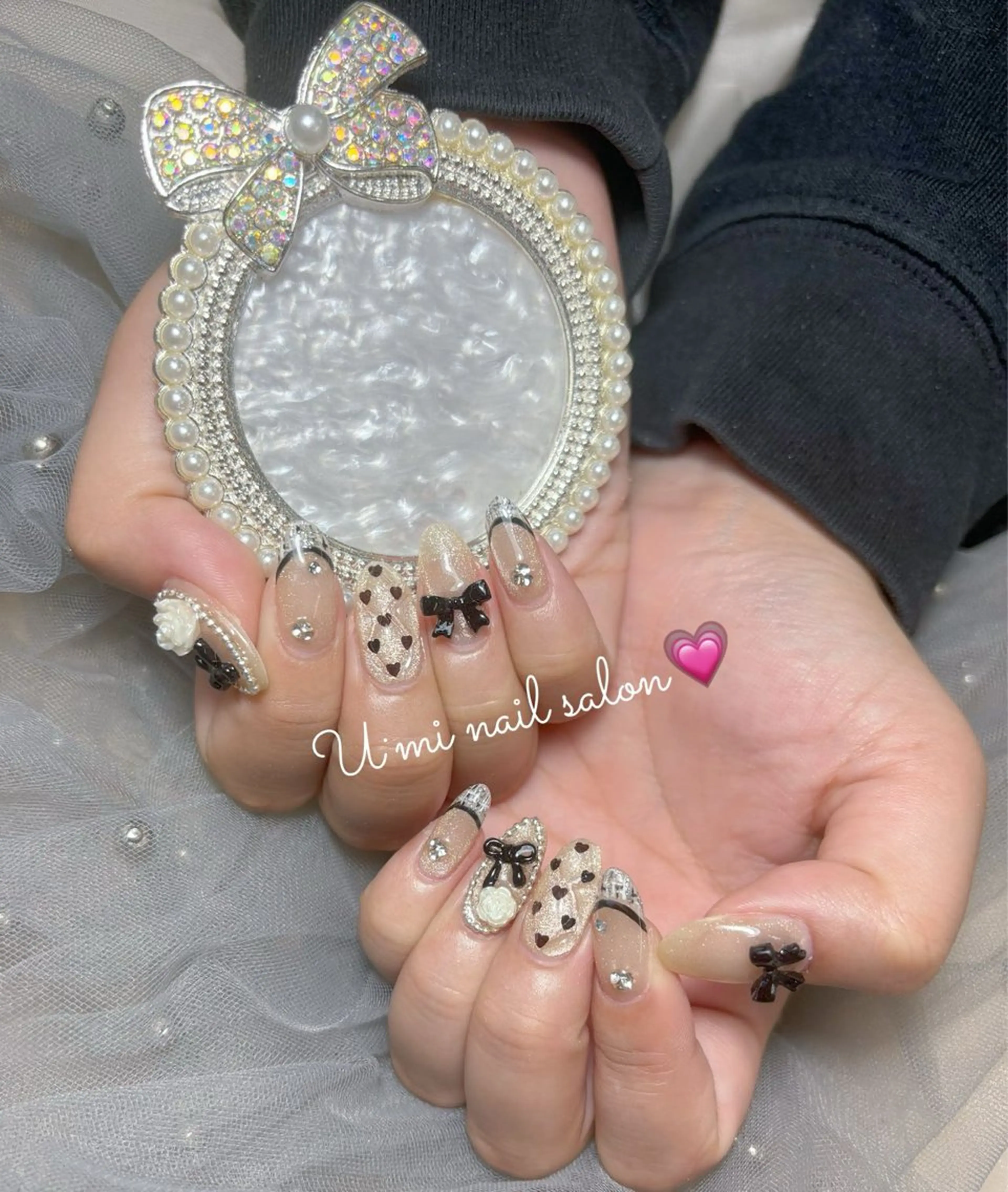 ネイル 持ち込み ハンドネイル Ｕ·Mi nail salon所属・u・mi  上野御徒町パラジェルのネイルデザイン