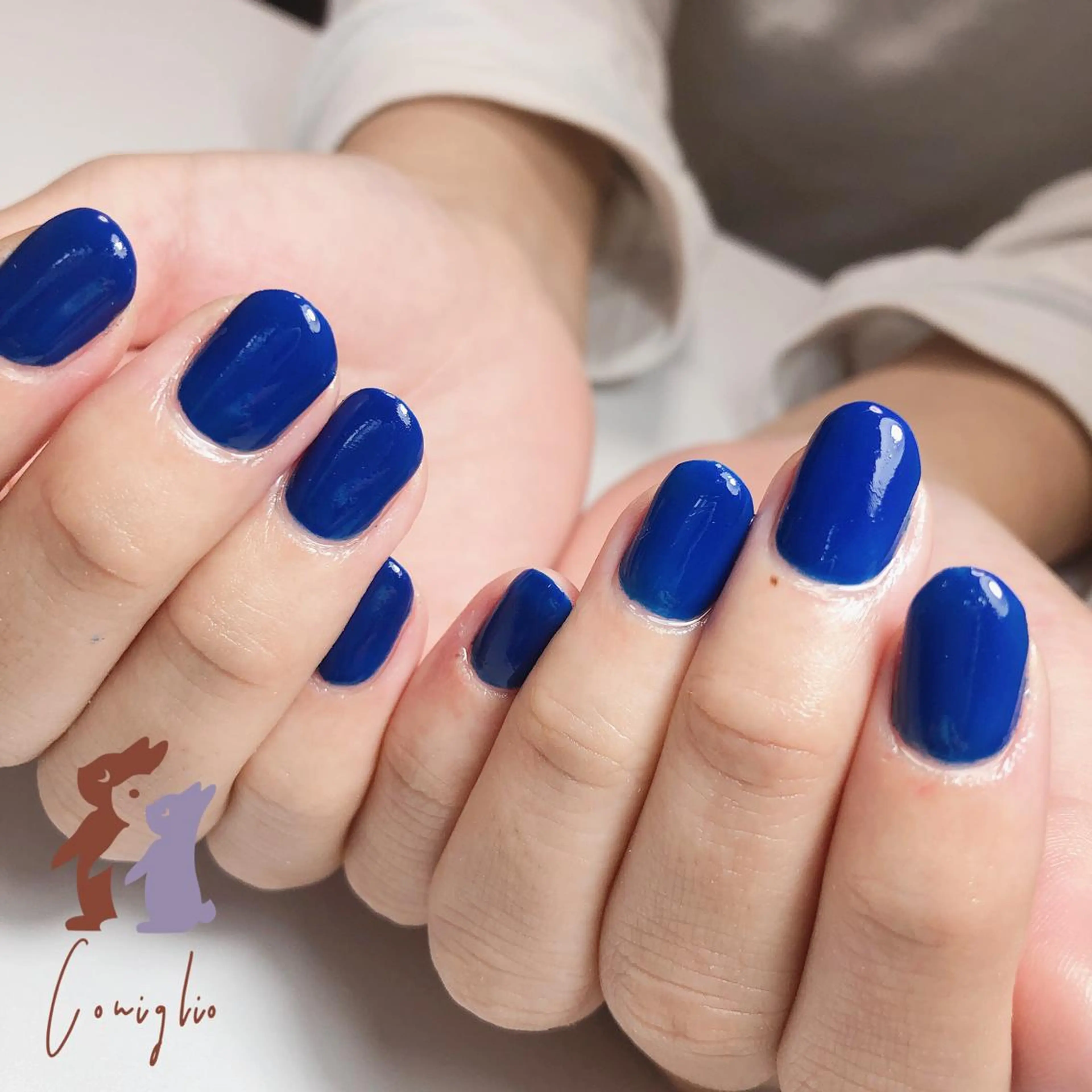 ネイル ワンカラーネイル ハンドネイル Nail Salon Coniglioのネイルデザイン