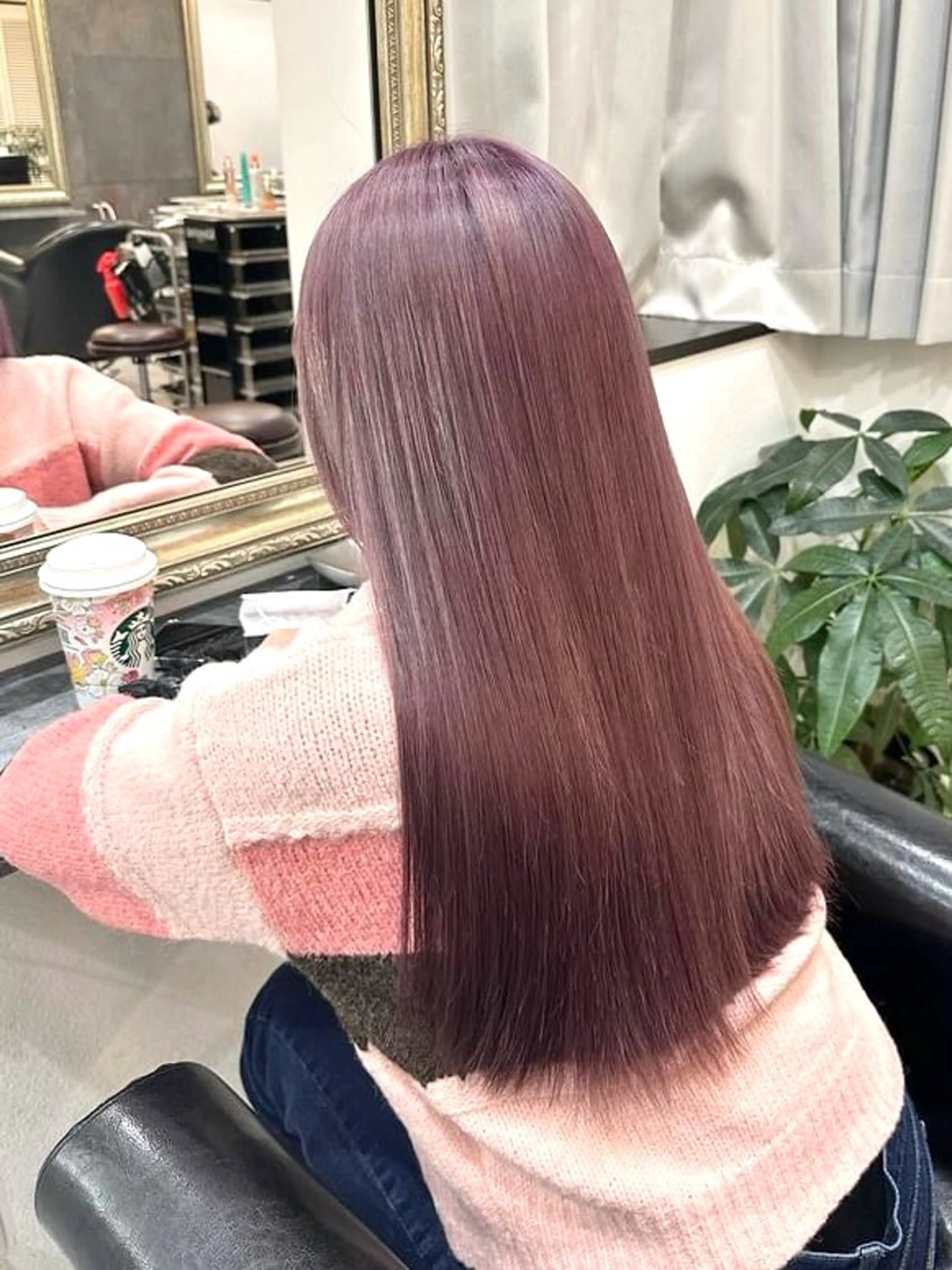 ロング カラー カット ヘアカラー トリートメント ハイトーン/ウルフ/ レイヤー/Asukaのヘアスタイル