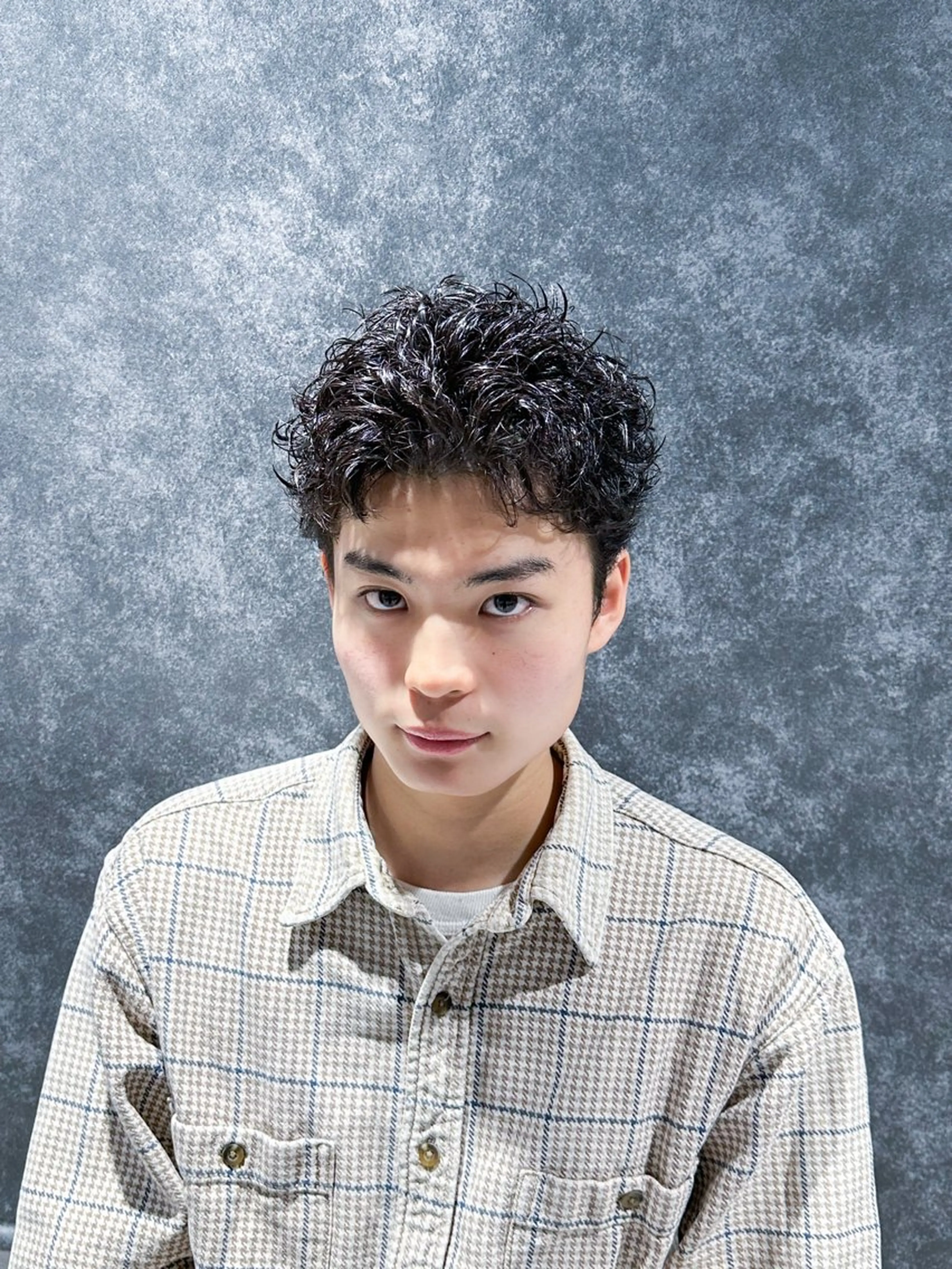 ショート メンズ アップバング スパイキーショート ツーブロック ショートヘア カット パーマ メンズパーマ職人 パーマ🔥ritaのヘアスタイル