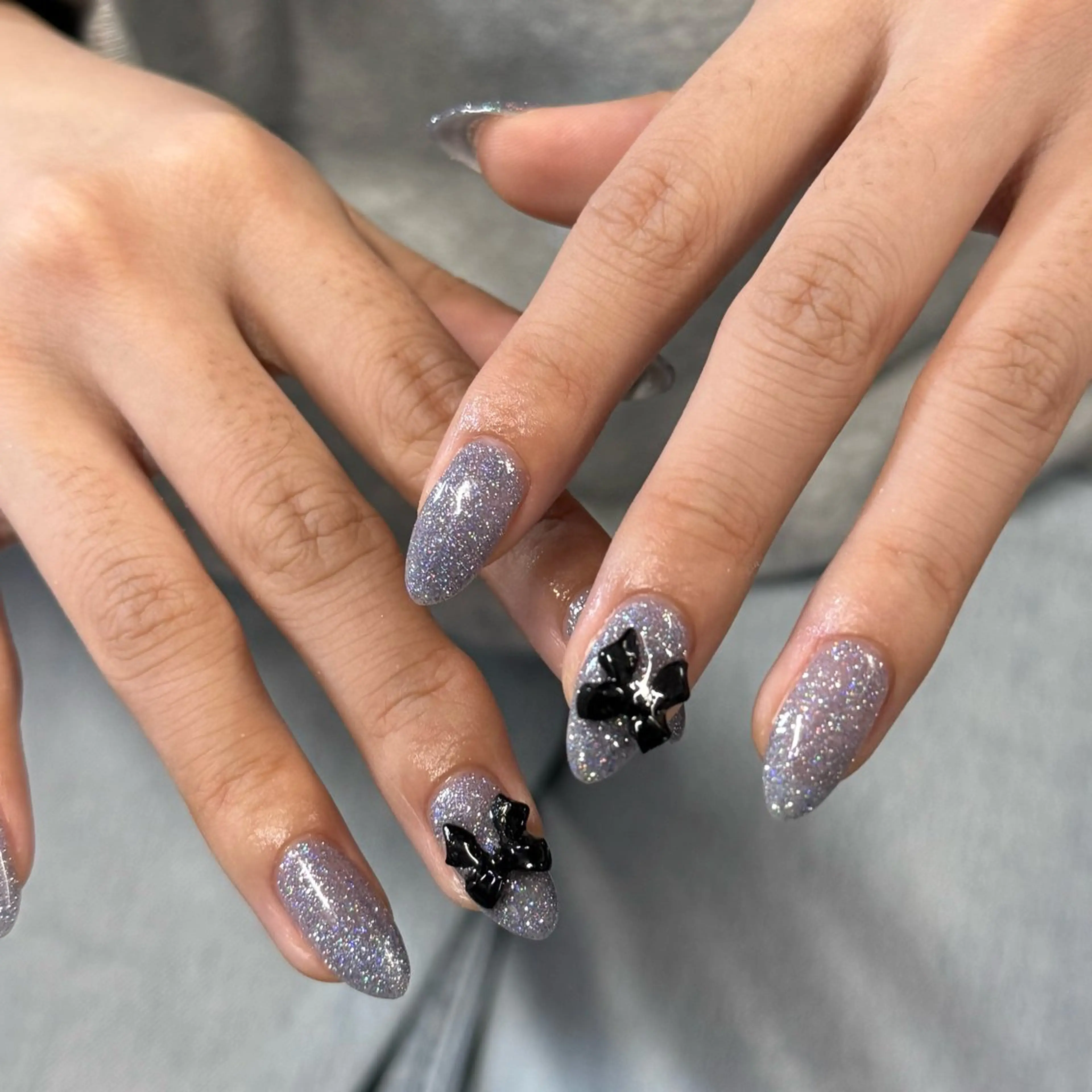 ネイル リボン ハンドネイル Sarina ⋆⭒˚のネイルデザイン