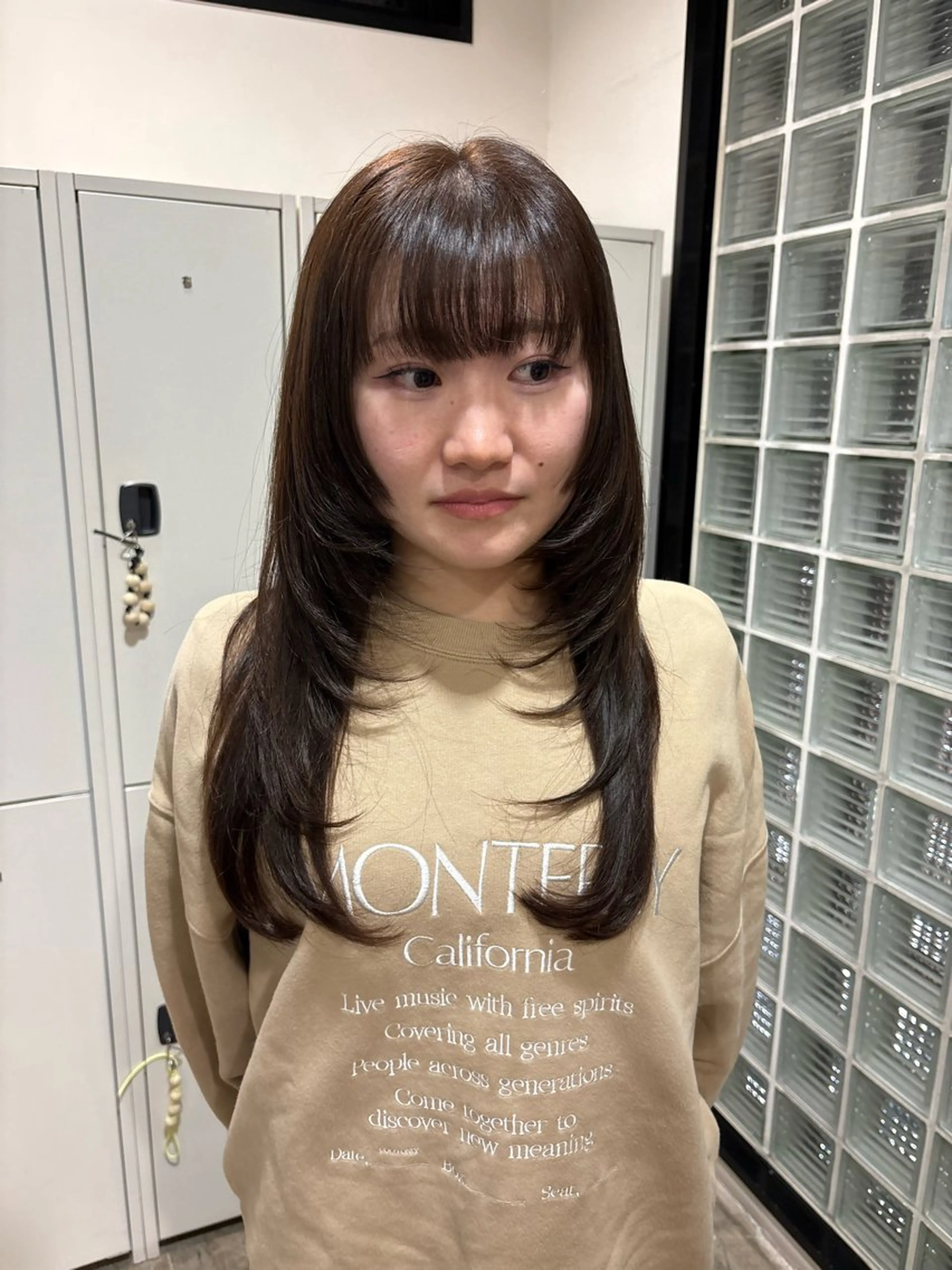 ロング カット ヘアカラー 琉花/Jrスタイリス ト/レイヤーカットのヘアスタイル