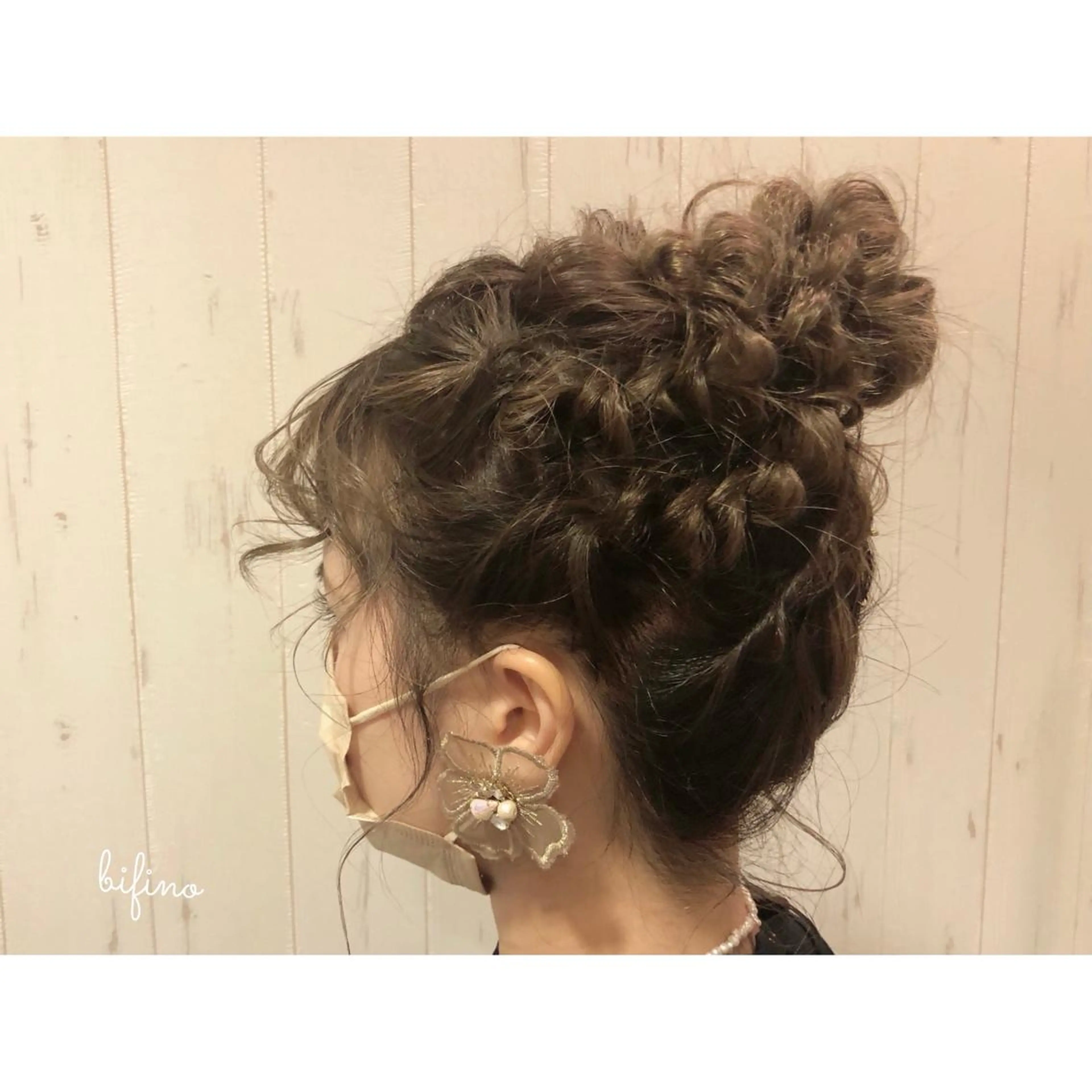 ミディアム ヘアアレンジ Sia.   大阪梅田茶屋町店所属・まつパ/まつエク Sia.茶屋町店のマツエク・マツパデザイン