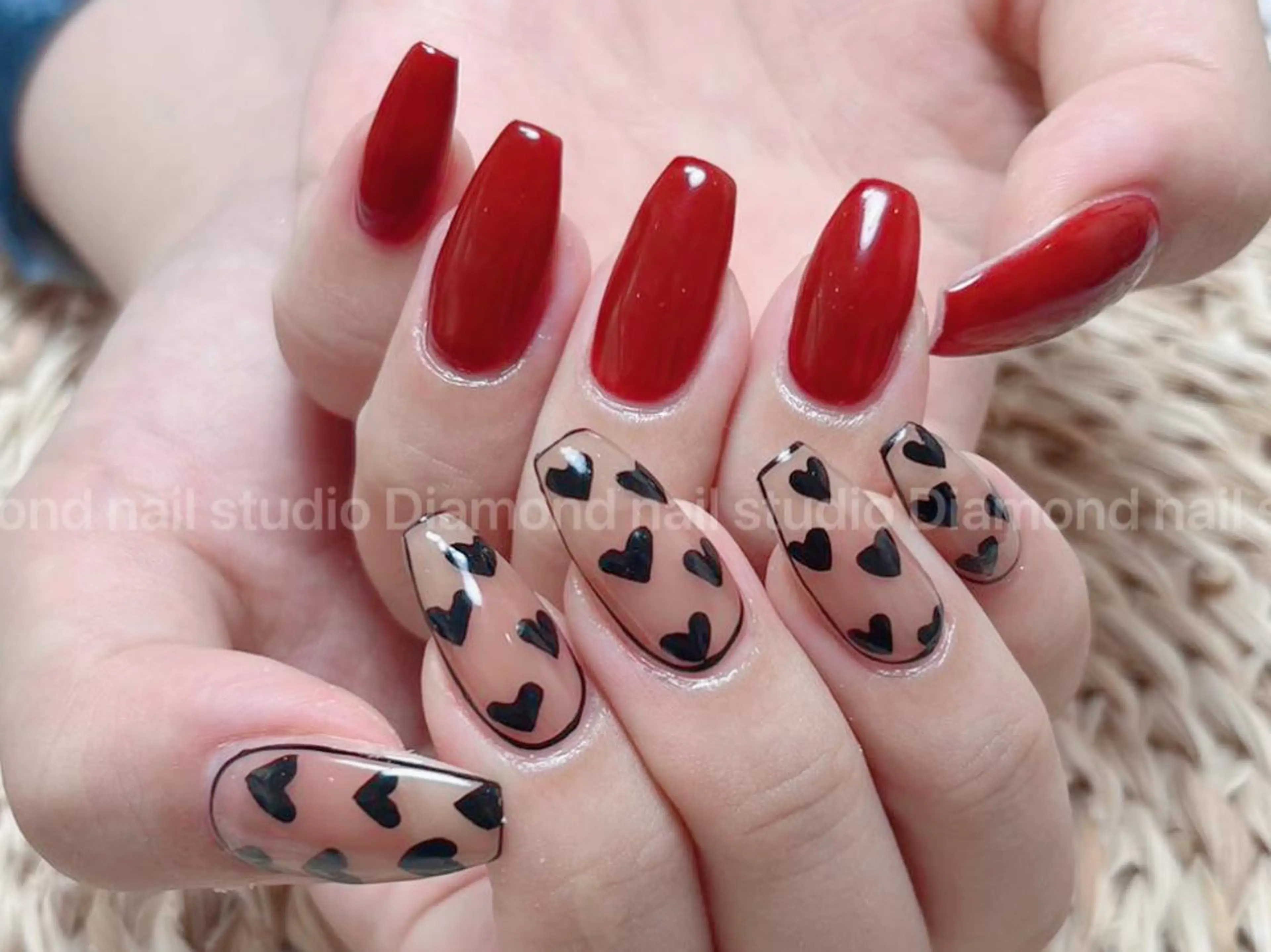 ネイル 持ち込み スカルプネイル DIAMOND Nail🍒のネイルデザイン