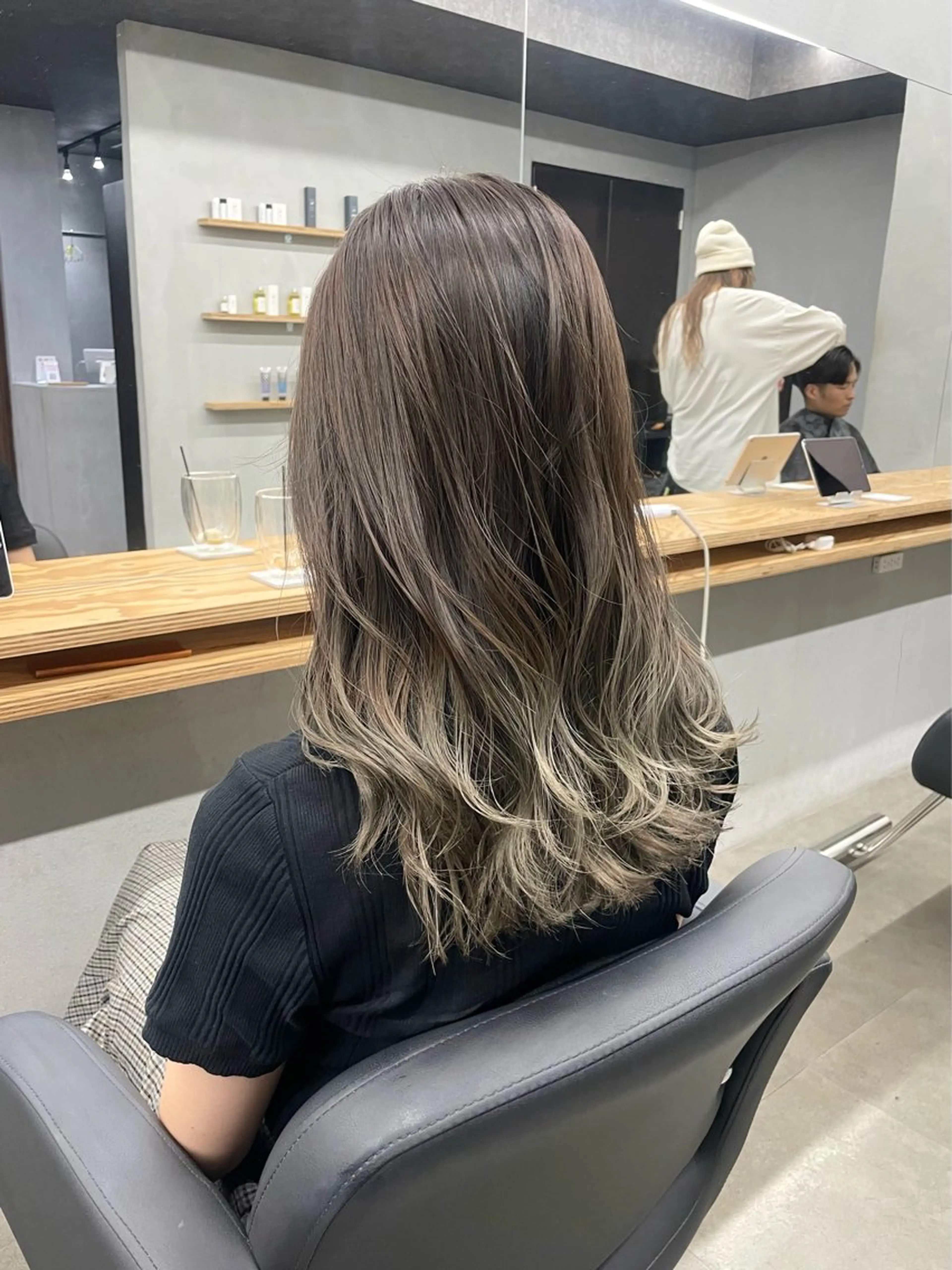 セミロング カット ヘアカラー トリートメント ひより ／Nのヘアスタイル