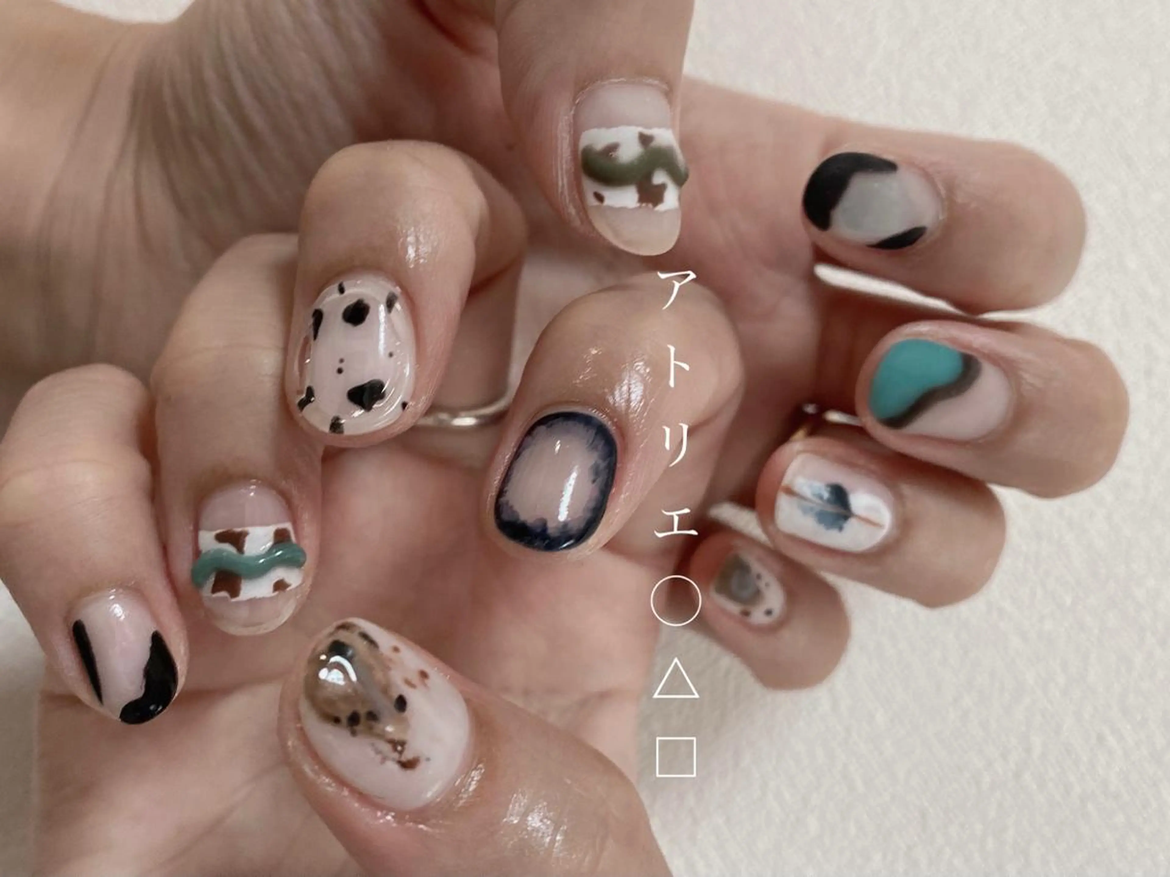 ネイル ハンドネイル アトリエ ○△□のネイルデザイン