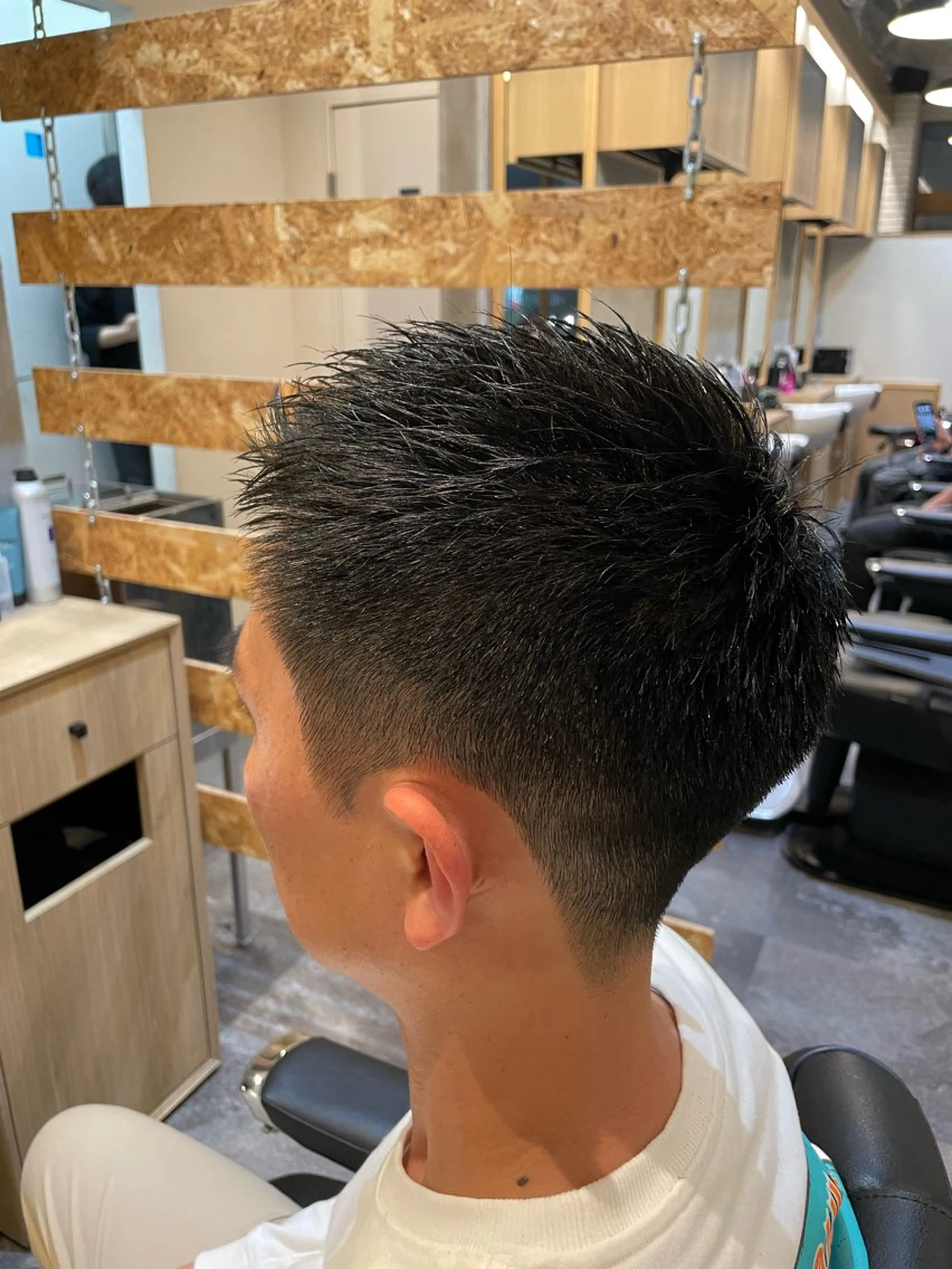 刈り上げ、ツーブロ メンテナンスの写真