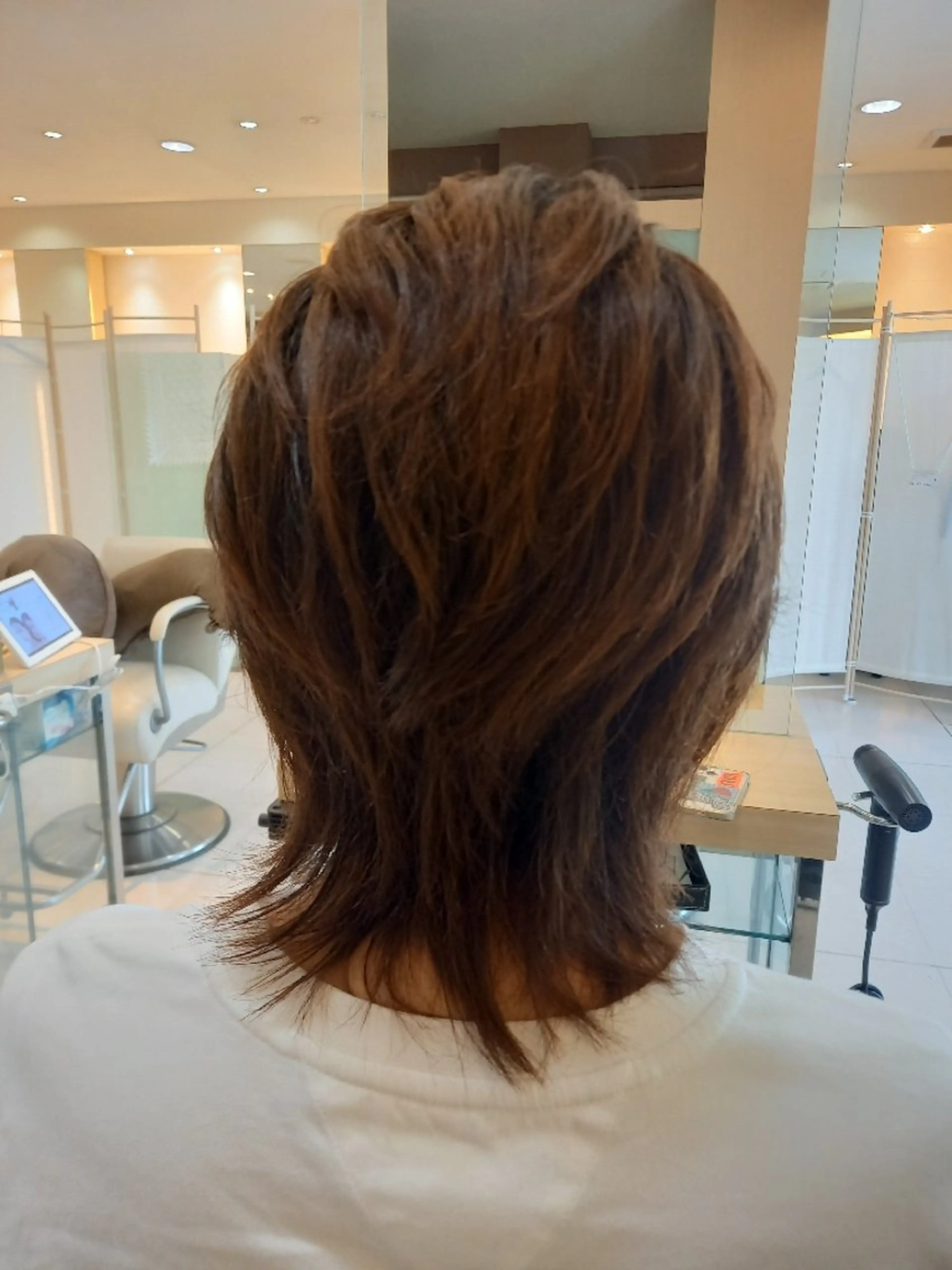 メンズ メンズウルフカット ウルフカット 飯田・髪質改善縮毛矯 正・カラー・パーマのヘアスタイル