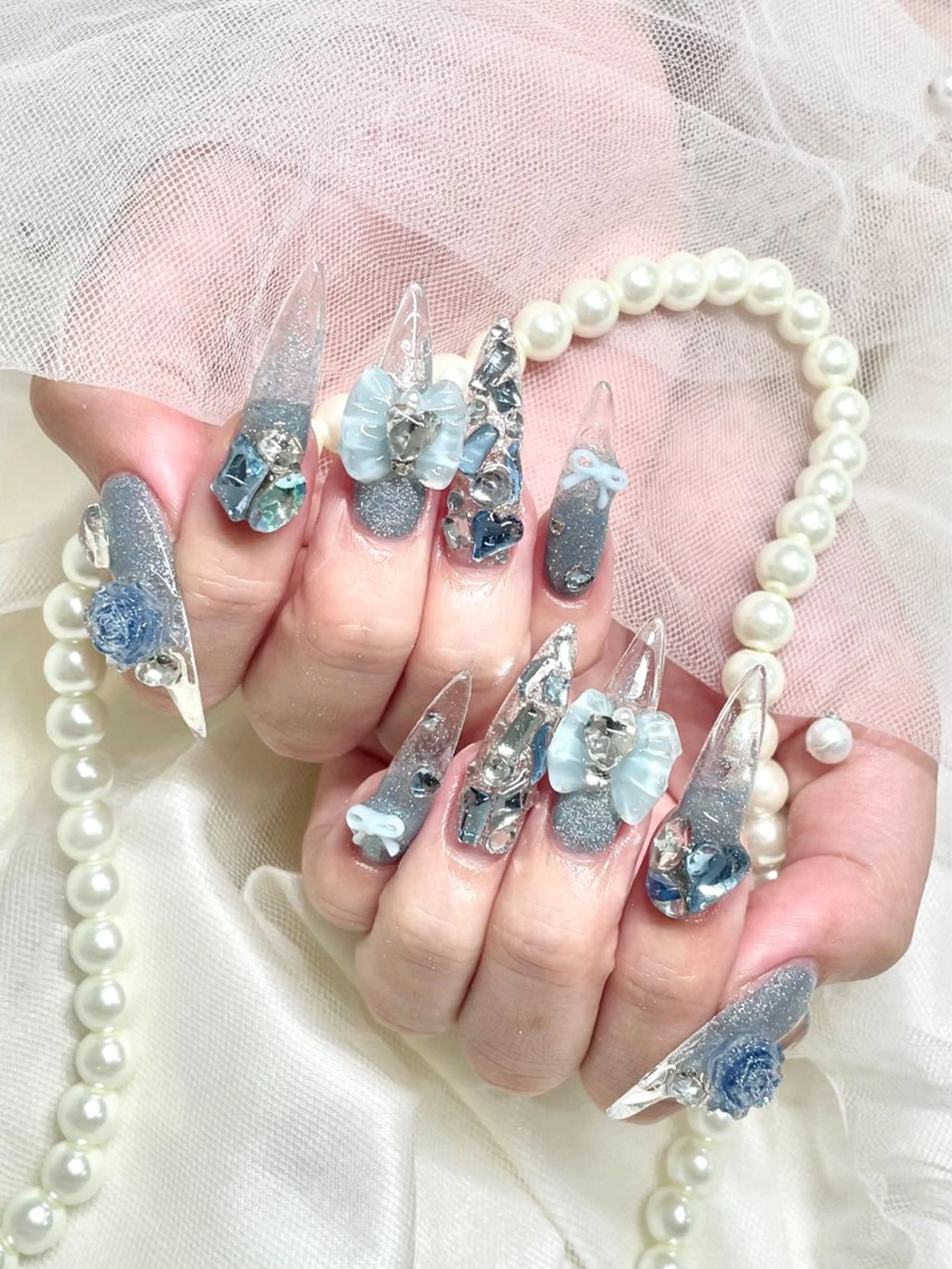 ネイル クリアネイル ジョアアンジェ京橋店 MARINA‎🤍のネイルデザイン