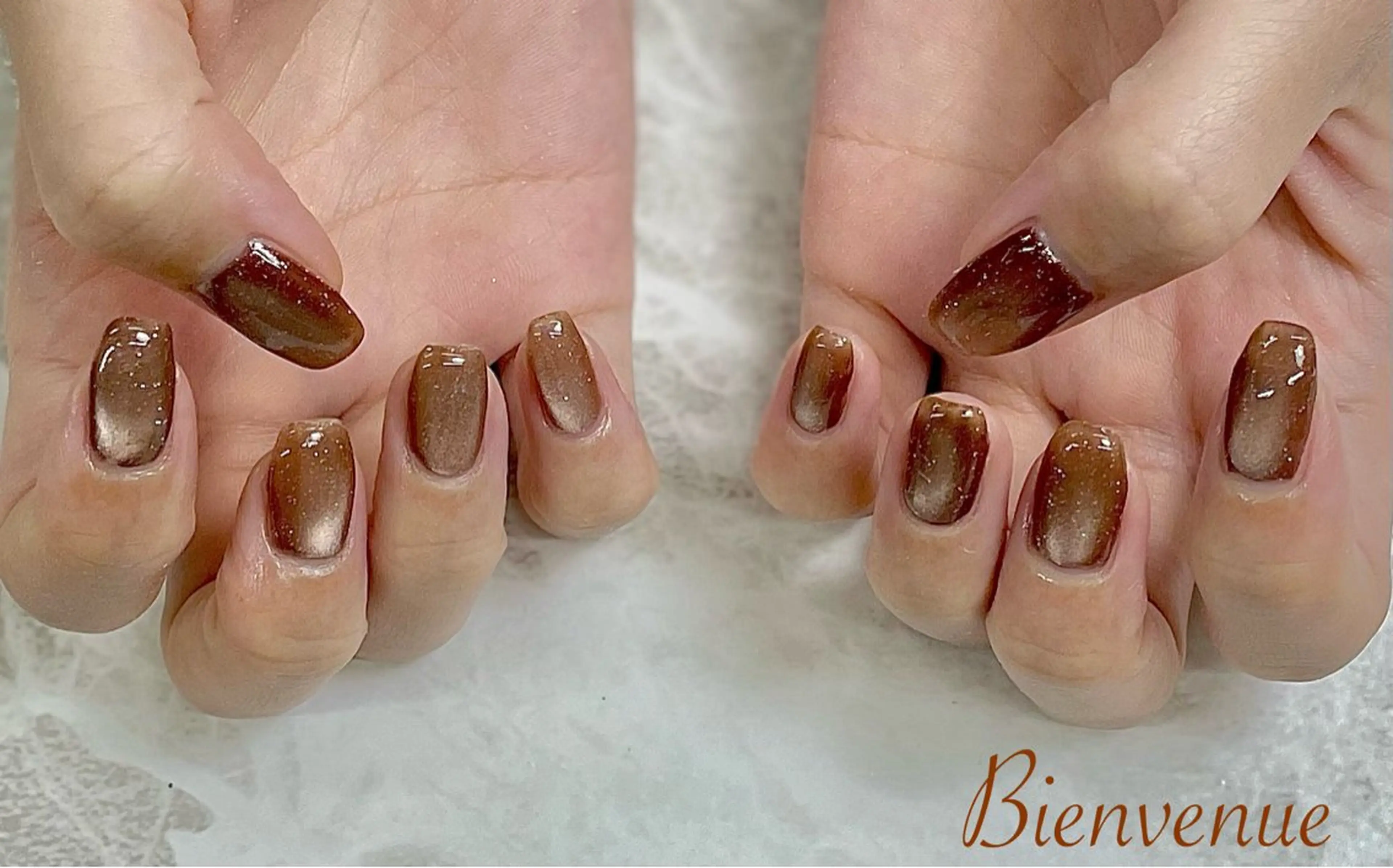 今月限定!マグネットネイル✨の写真