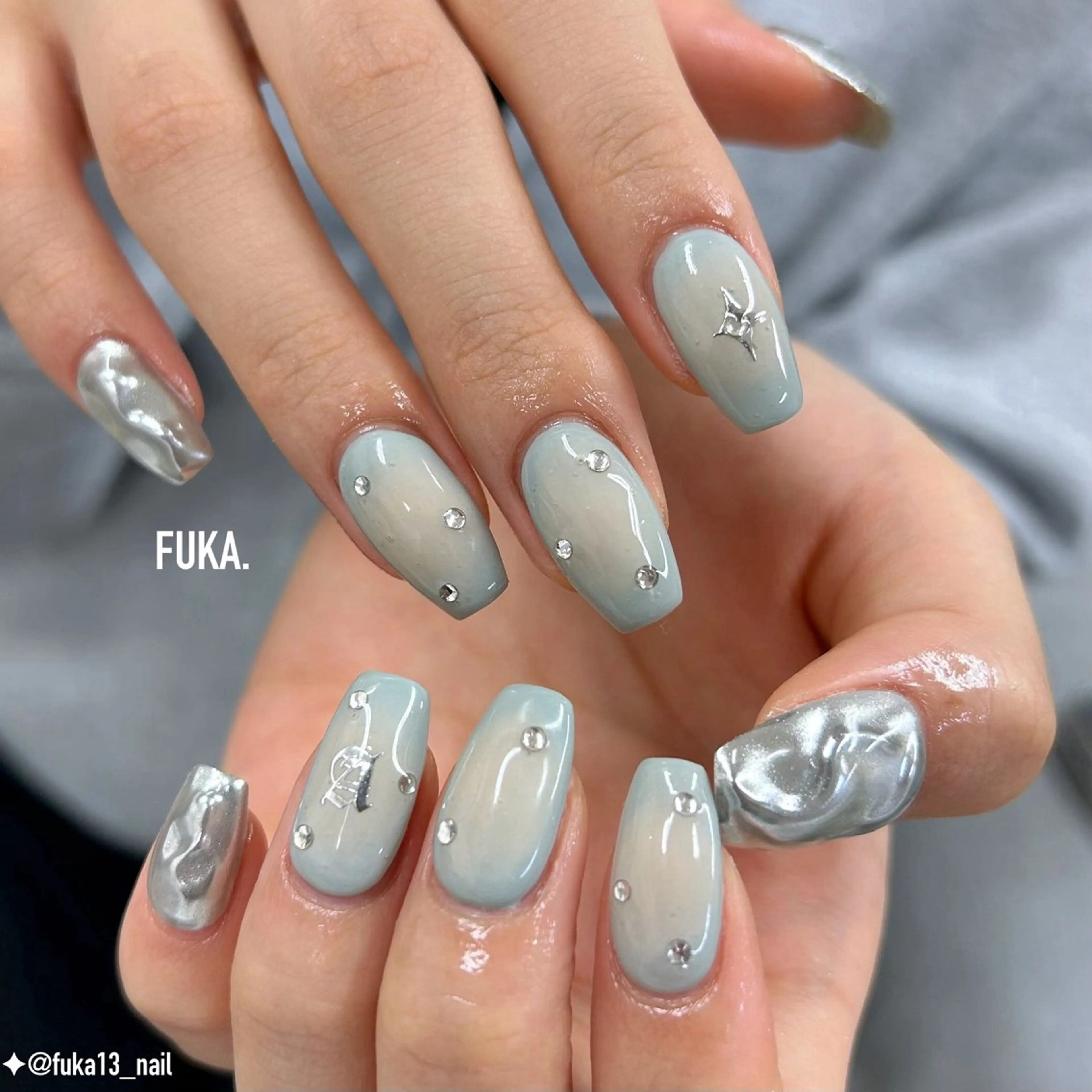 ネイル 持ち込み ハンドネイル ネイルサロンAnela【アネラ】所属・Nail♡Fuka. /2月予約受付中のネイルデザイン